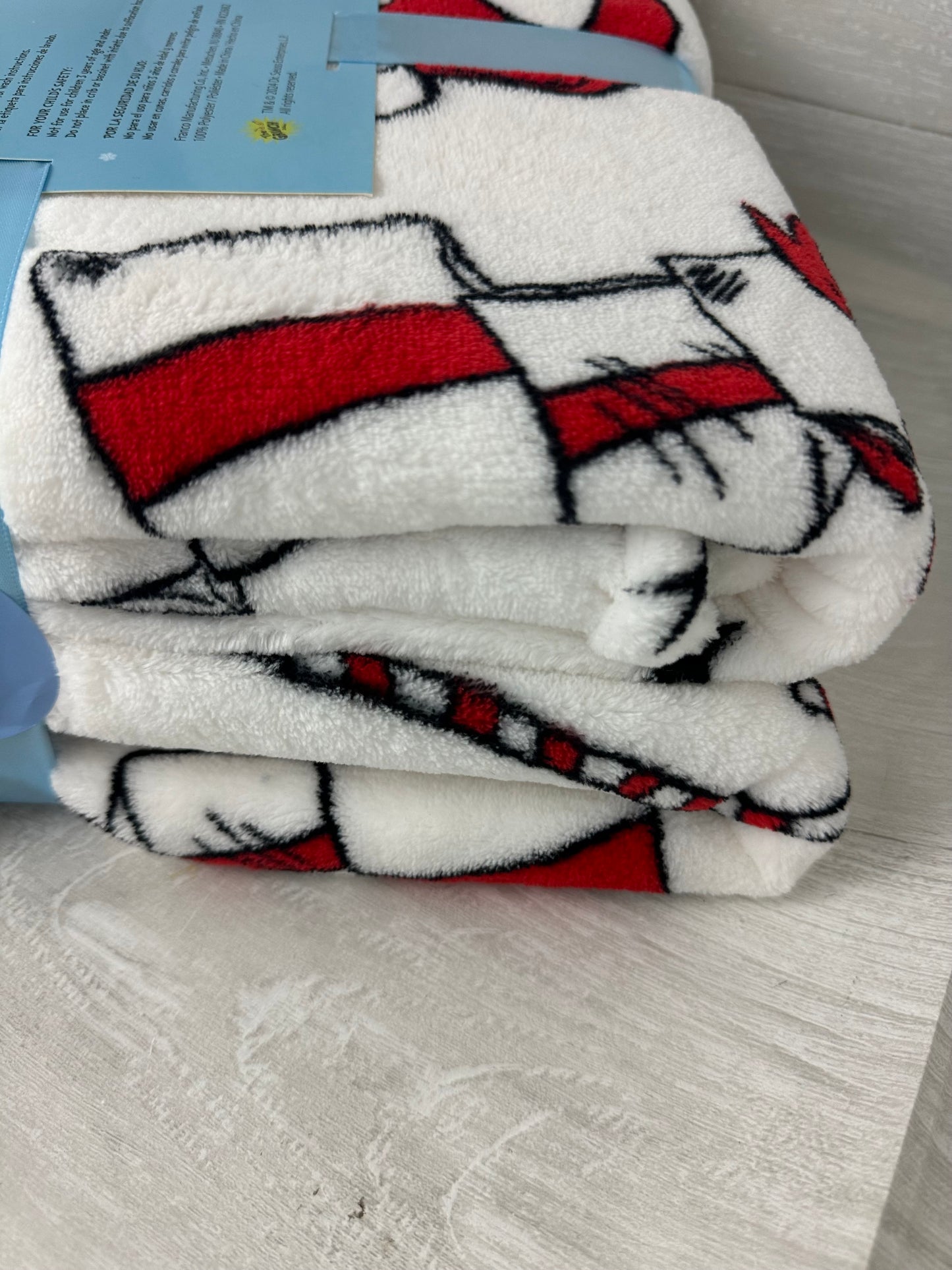 The Grinch Christmas Twin Blanket White