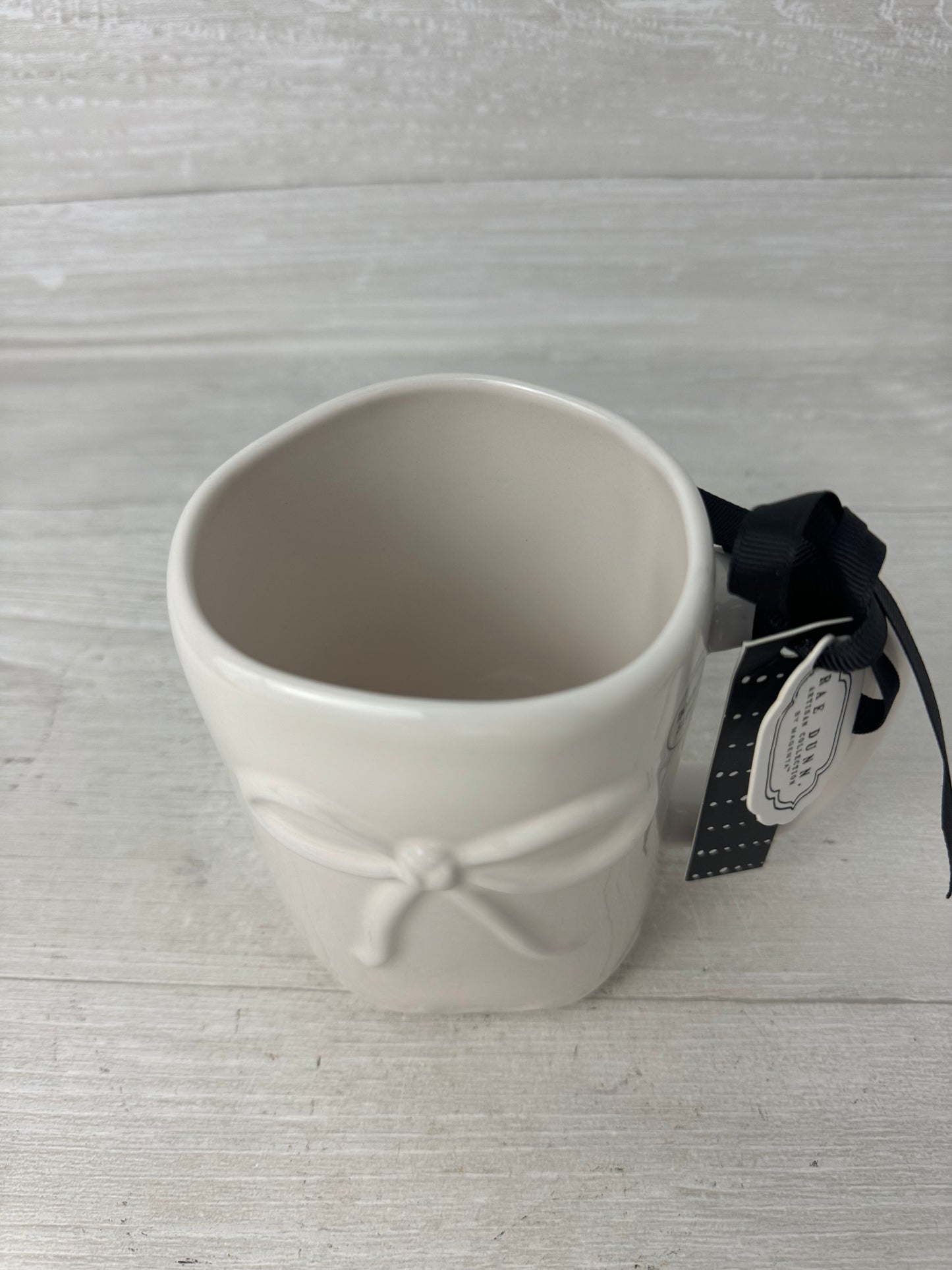 Rae Dunn No Validation Needed Bow Mug