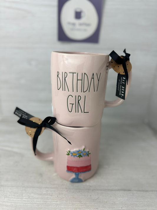 Rae Dunn Birthday Girl Mug