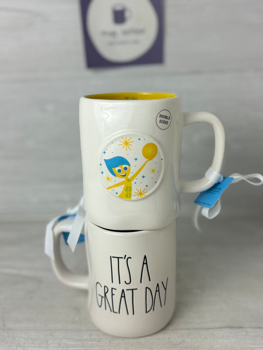 Rae Dunn Inside Out "It's A Great Day" Joy Mug