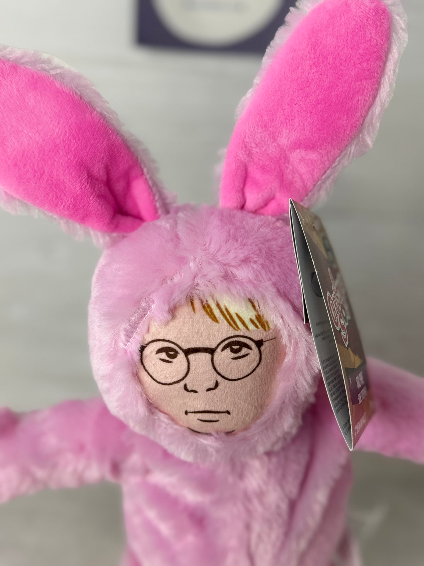 A Christmas Story Pink Bunny Ralphie Musical Side Stepper