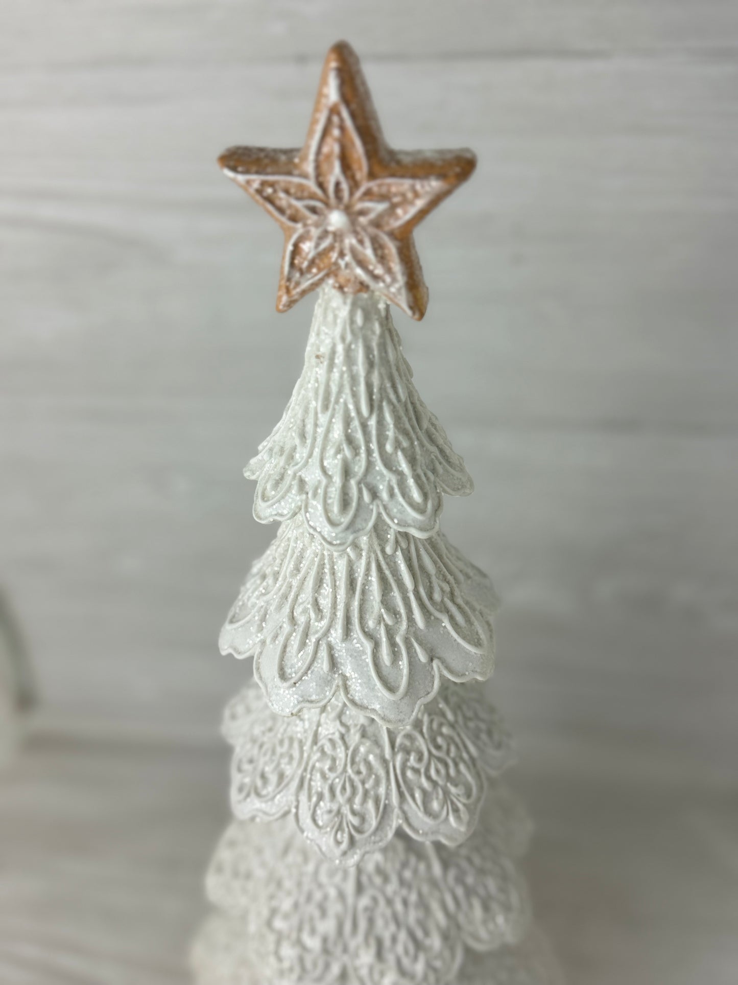 Whimsical Frosted Gingerbread 18" Tree