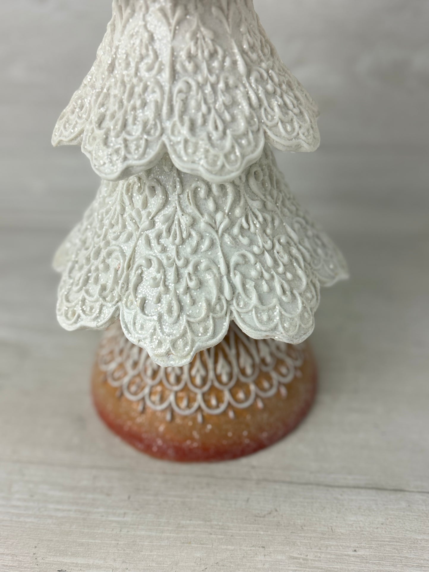 Whimsical Frosted Gingerbread 18" Tree