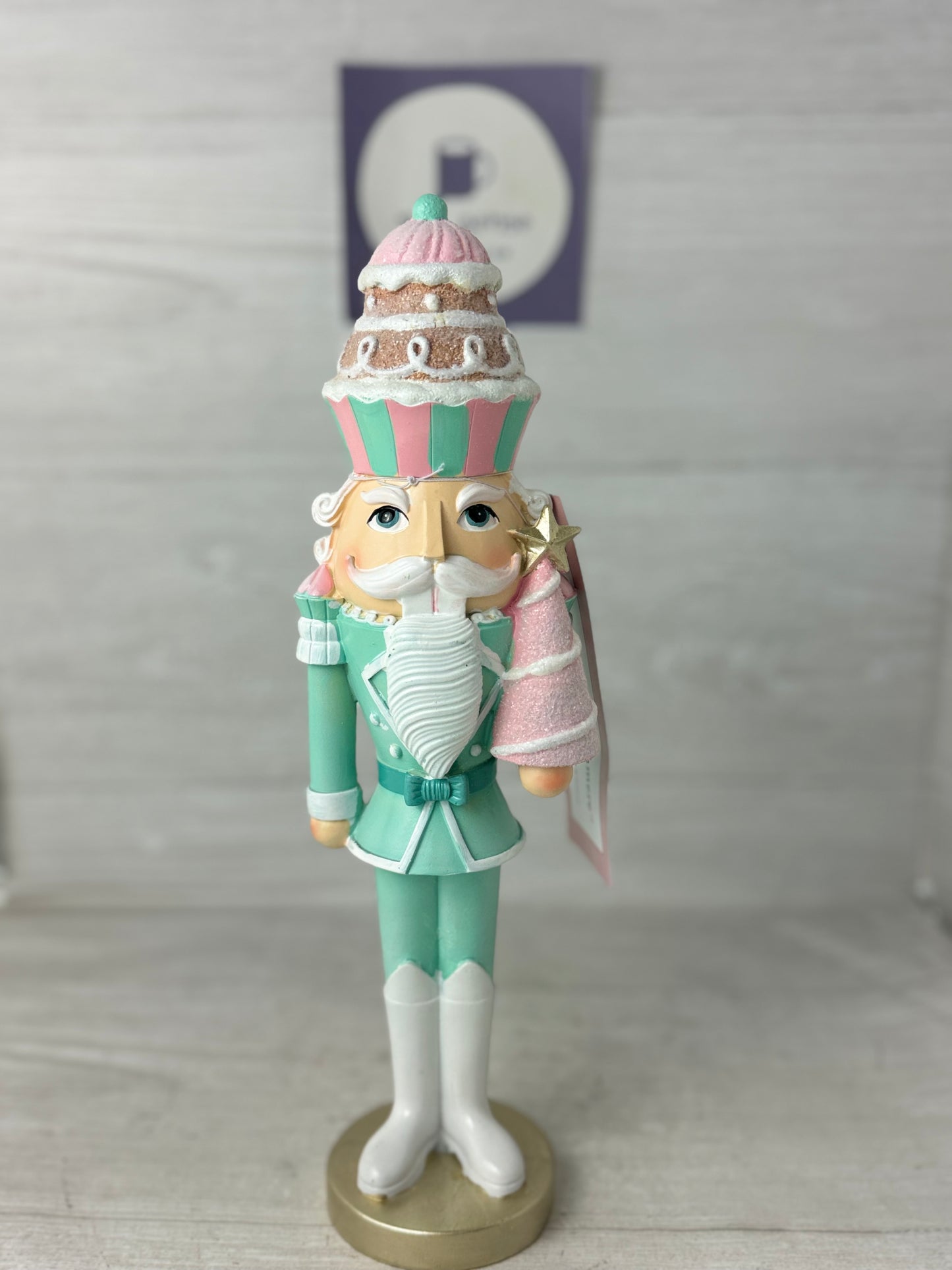 Cupcakes and Cashmere Cupcake Nutcracker Green