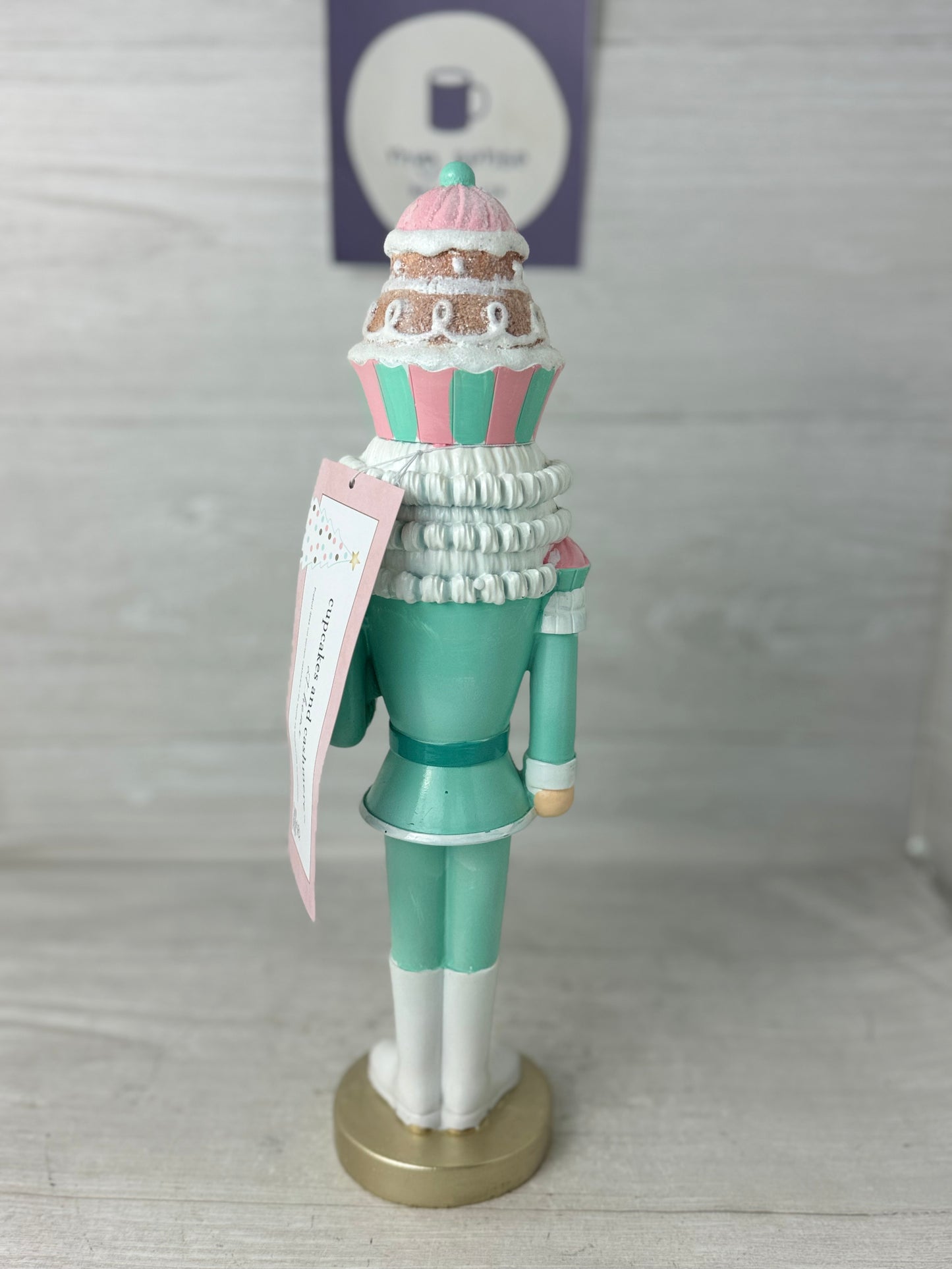 Cupcakes and Cashmere Cupcake Nutcracker Green