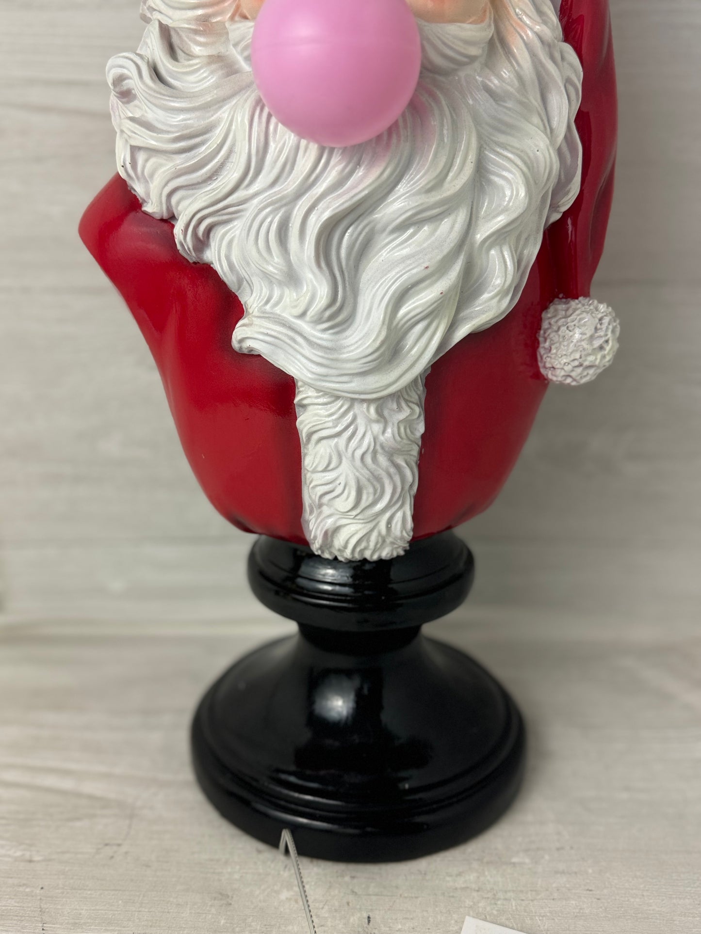 Bubble Gum Light Up Santa Bust