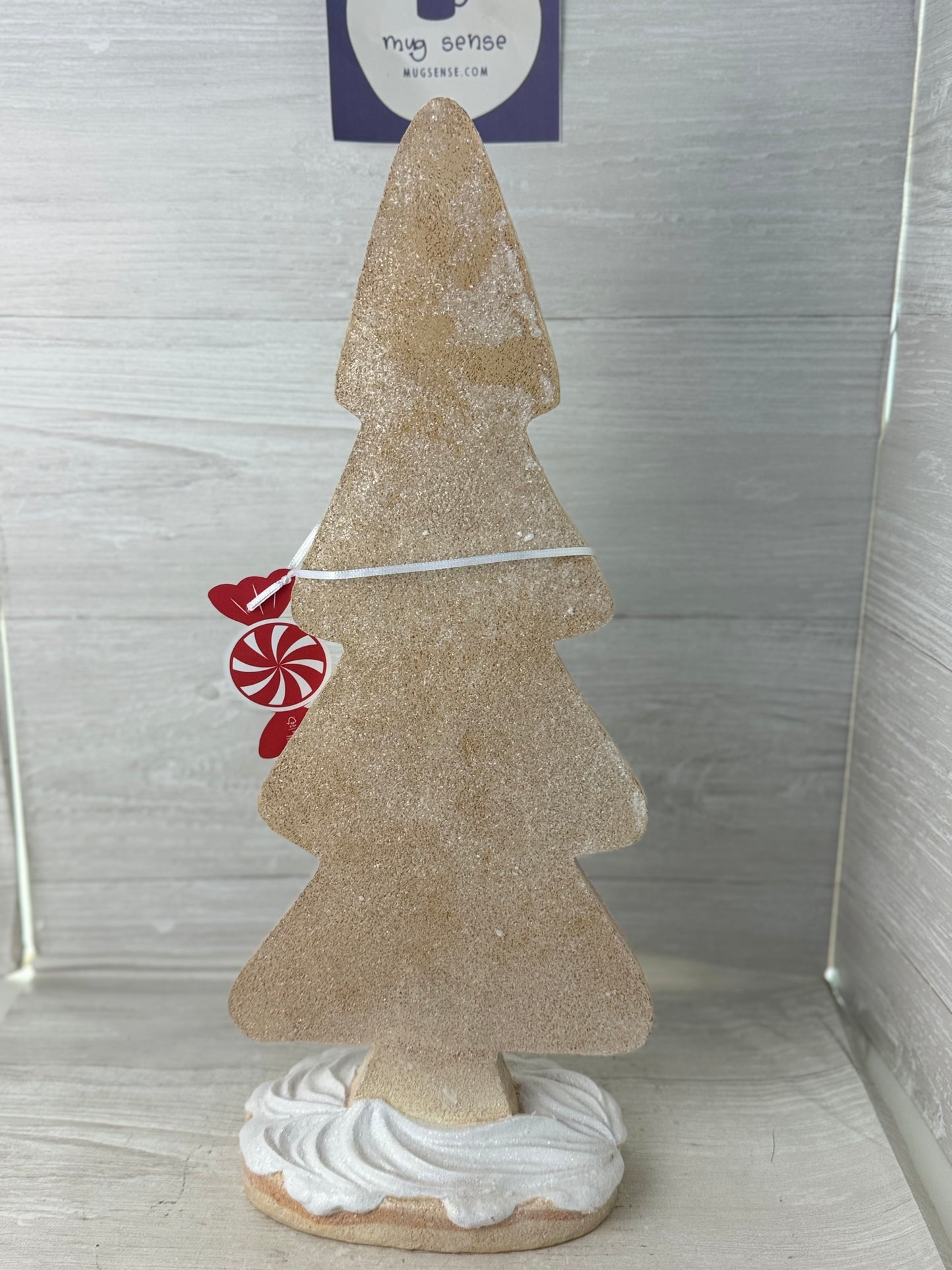 Peppermint Square 20” Icing Sugar Cookie Christmas Tree