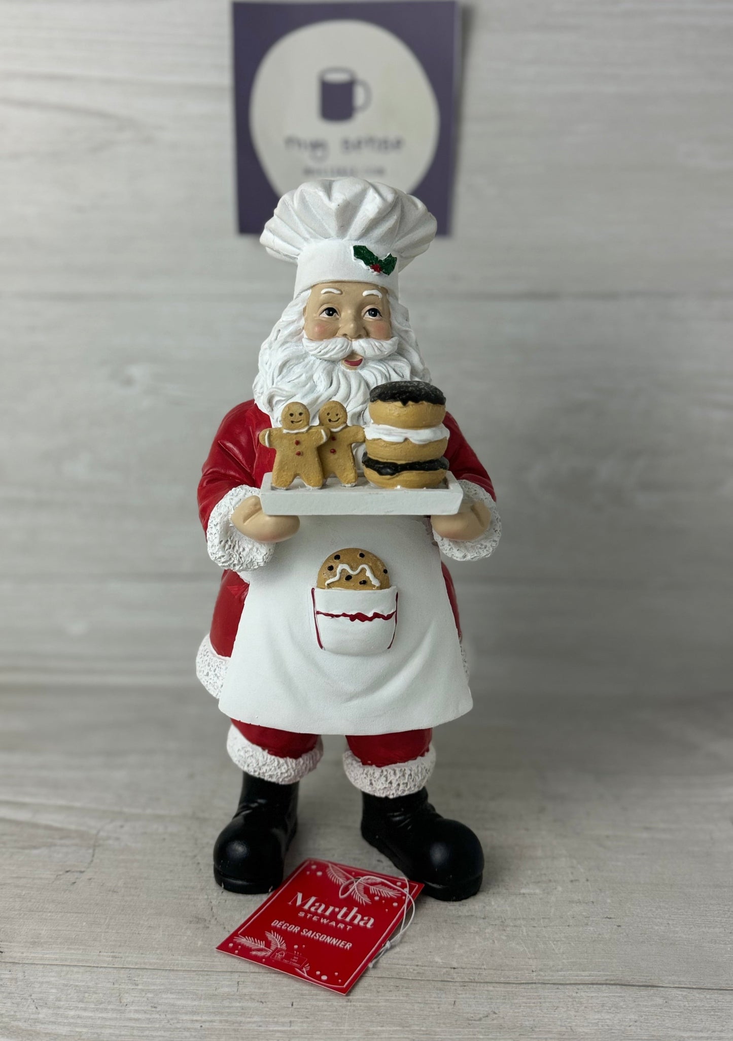 Martha Stewart Santa with Bake Goods Figurine