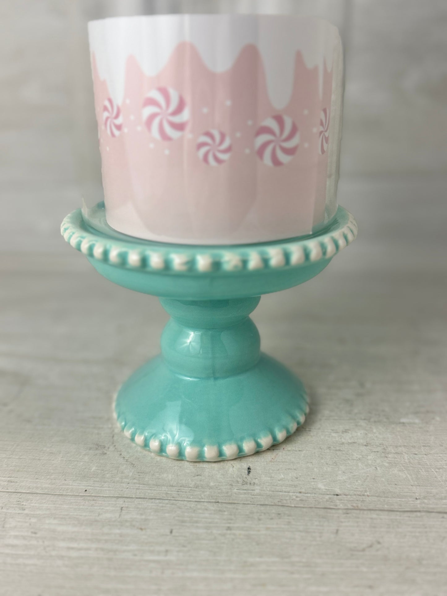 Peppermint & Pine Pastel Nutcracker Candy Jar