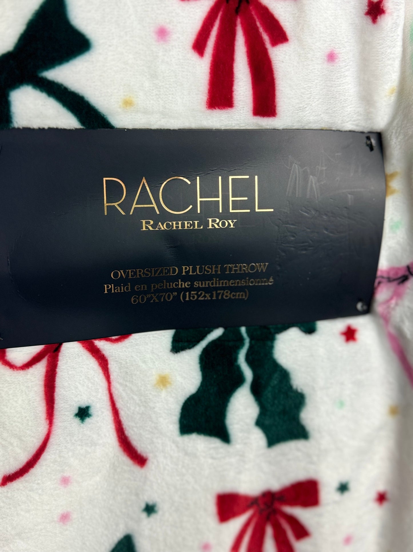 Rachel Zoe Bow Throw Blanket