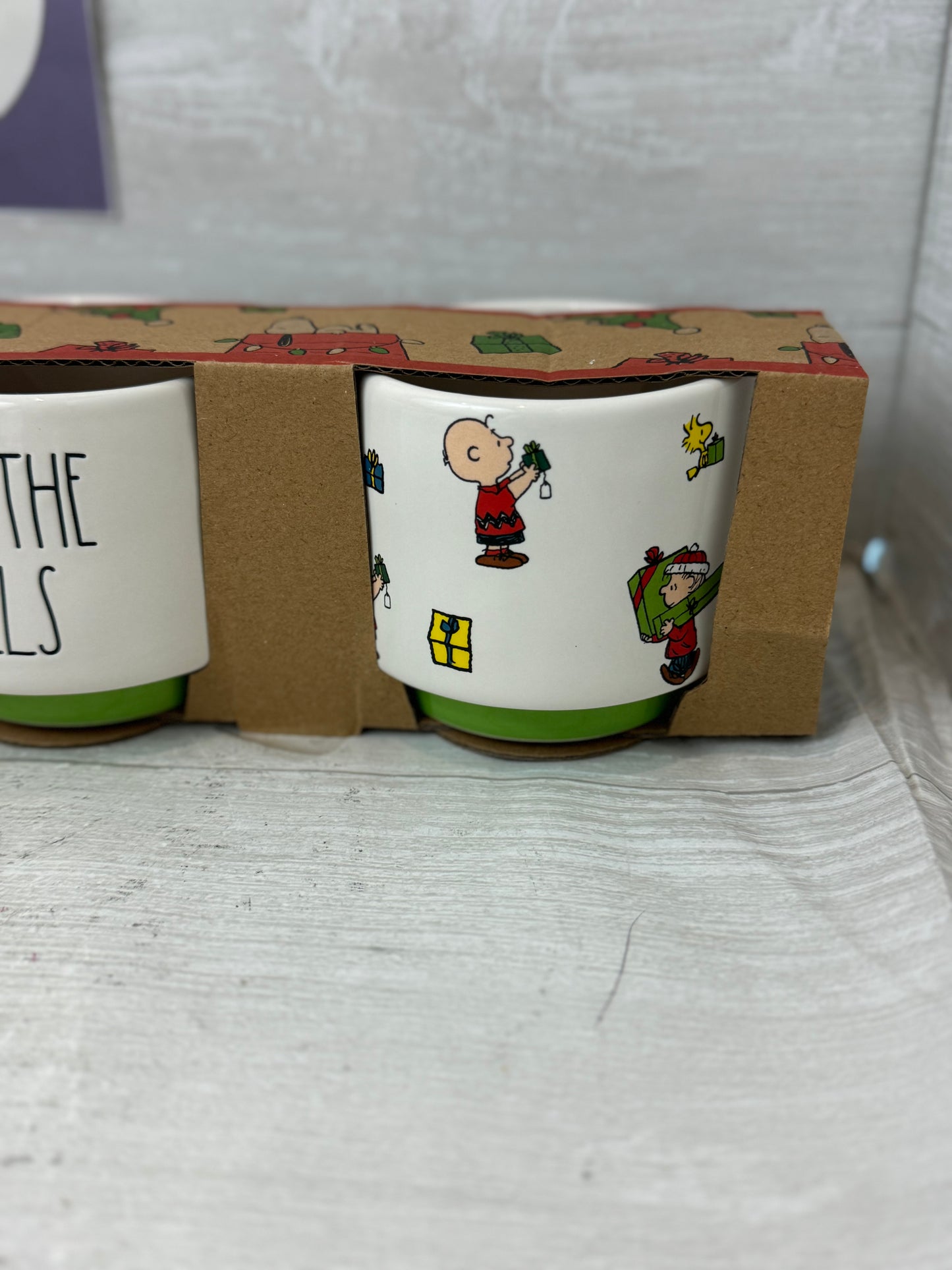 Rae Dunn Peanuts Christmas Set Of 4 Ramekins