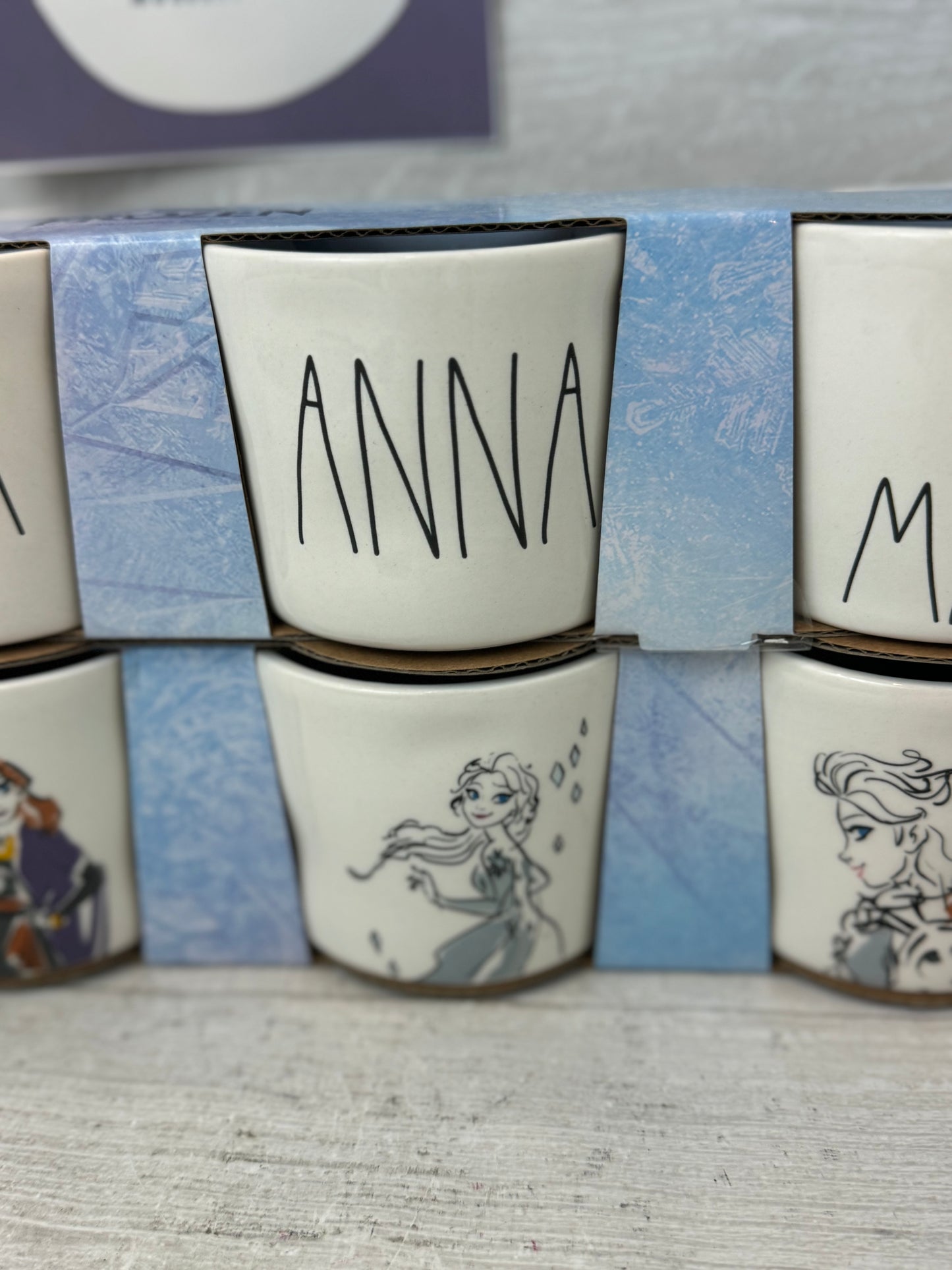 Rae Dunn Disney's Frozen Set Of 4 Ramekins