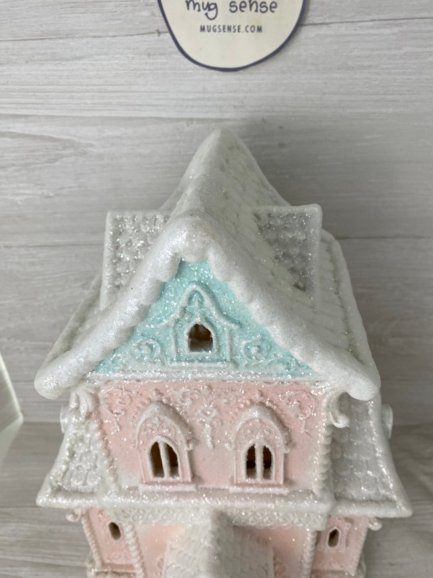 Victorian Pink Gingerbread Light Up House