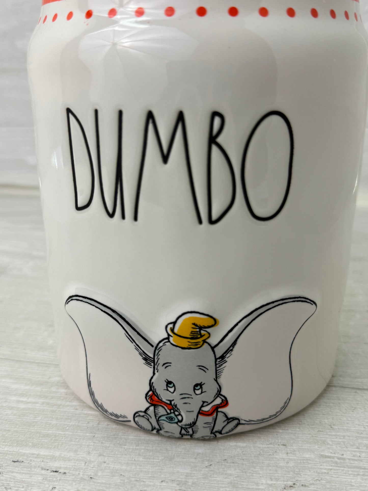 Rae Dunn Disney's Dumbo Canister