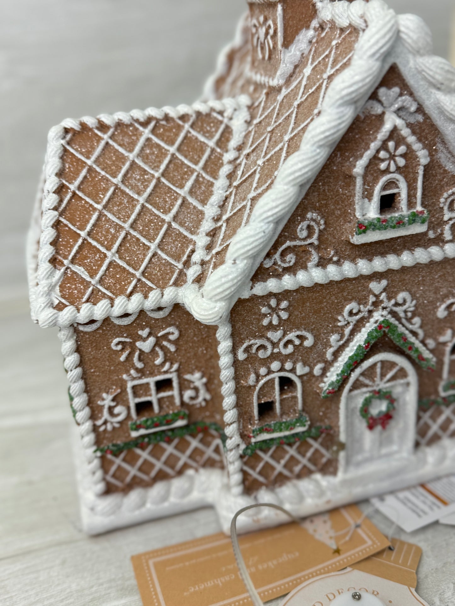 Cupcakes & Cashmere Light Up Gingerbread House