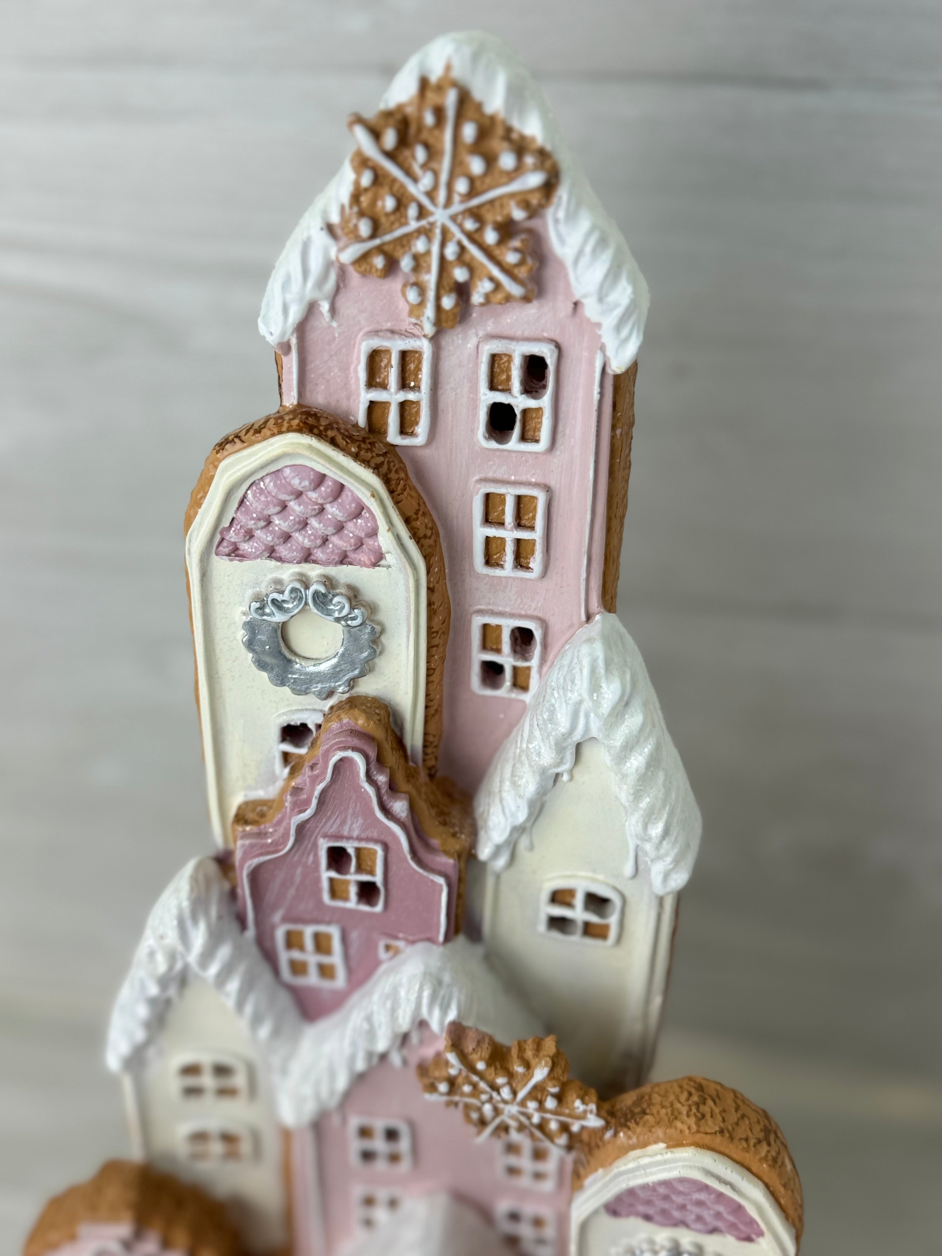 2 Pastel Gingerbread House Pillows by Cupcake on sale and Cashmere