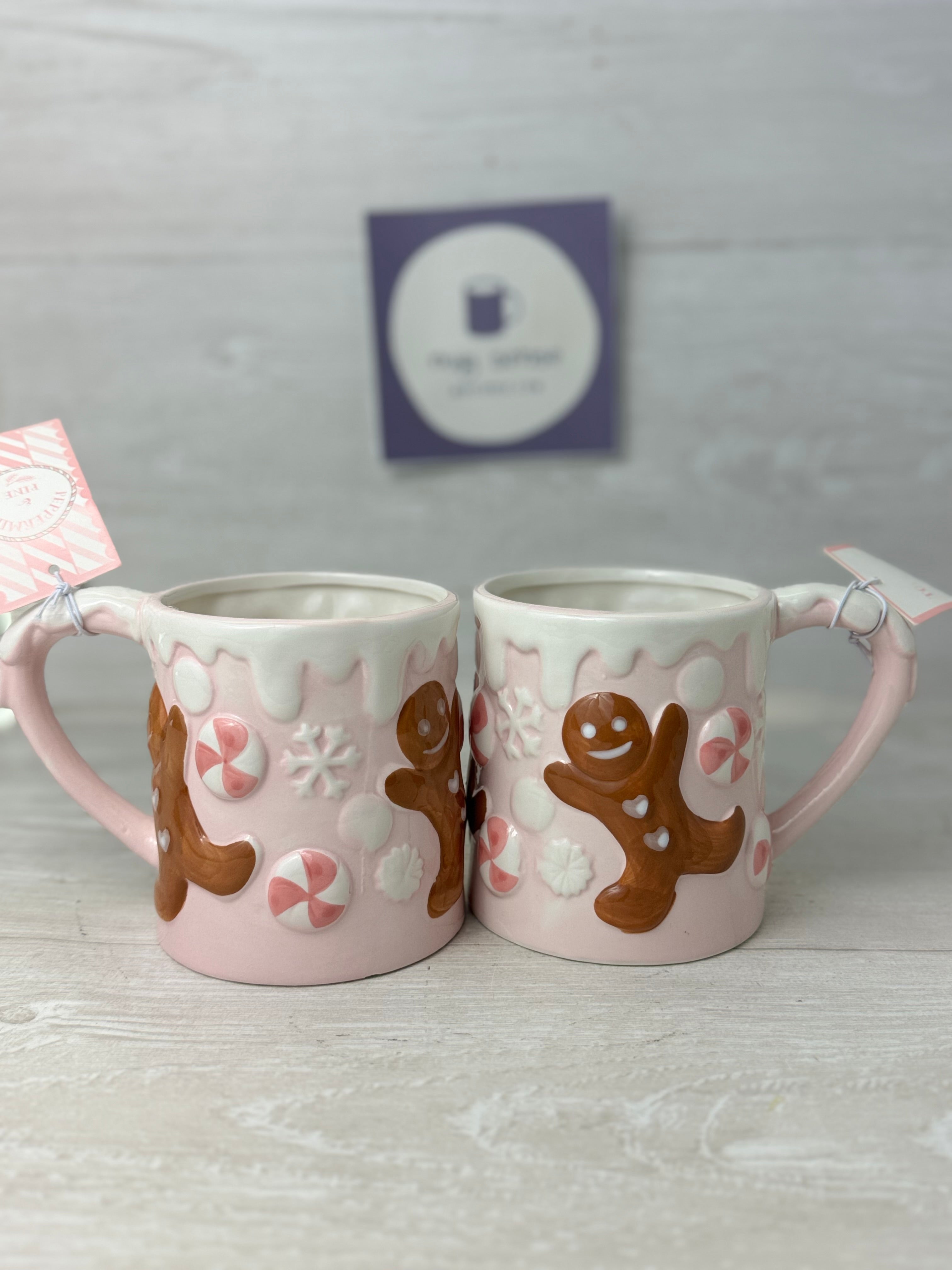 Peppermint & pine gingerbread sale house mug