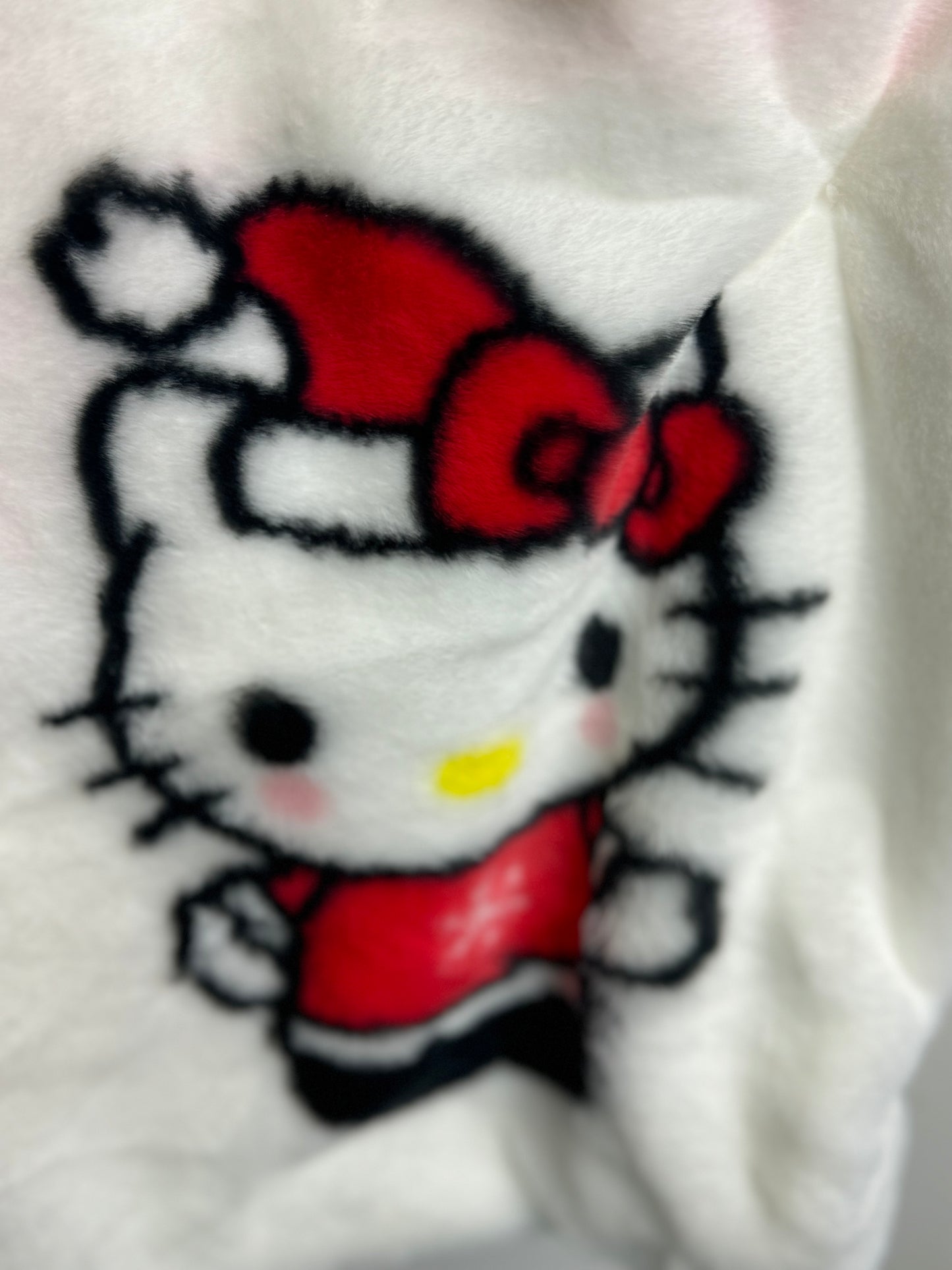 Hello Kitty Heavy Fur Tree Christmas Throw