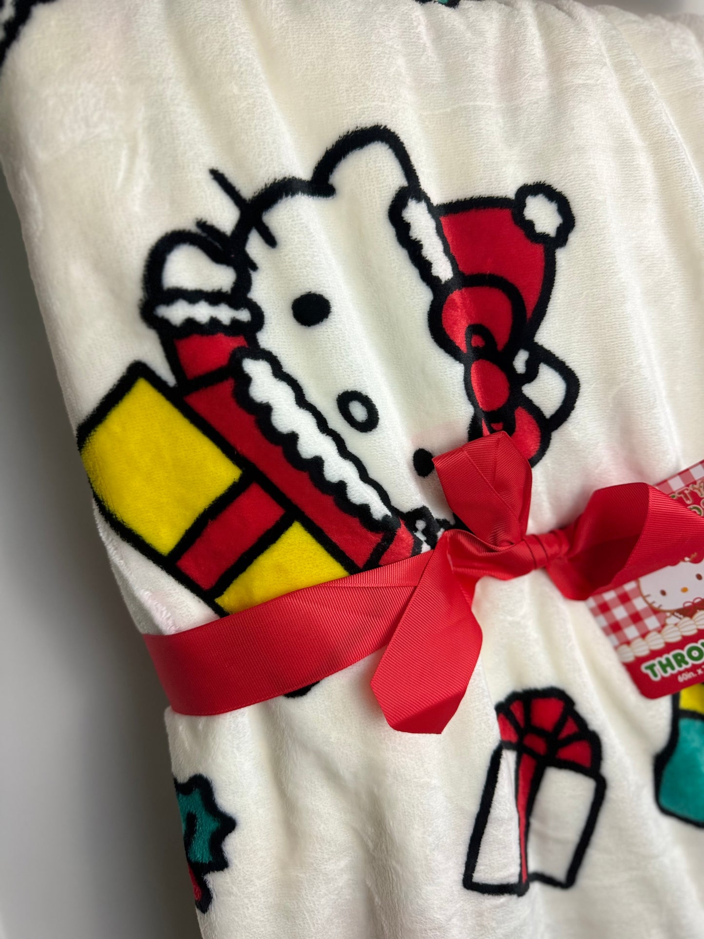 Hello Kitty Christmas Presents Throw Blanket