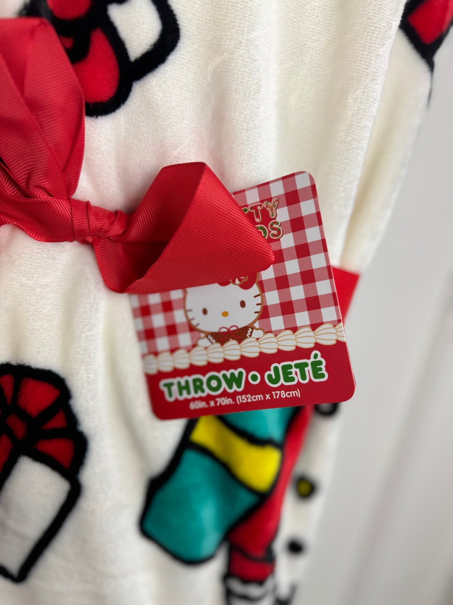 Hello Kitty Christmas Presents Throw Blanket