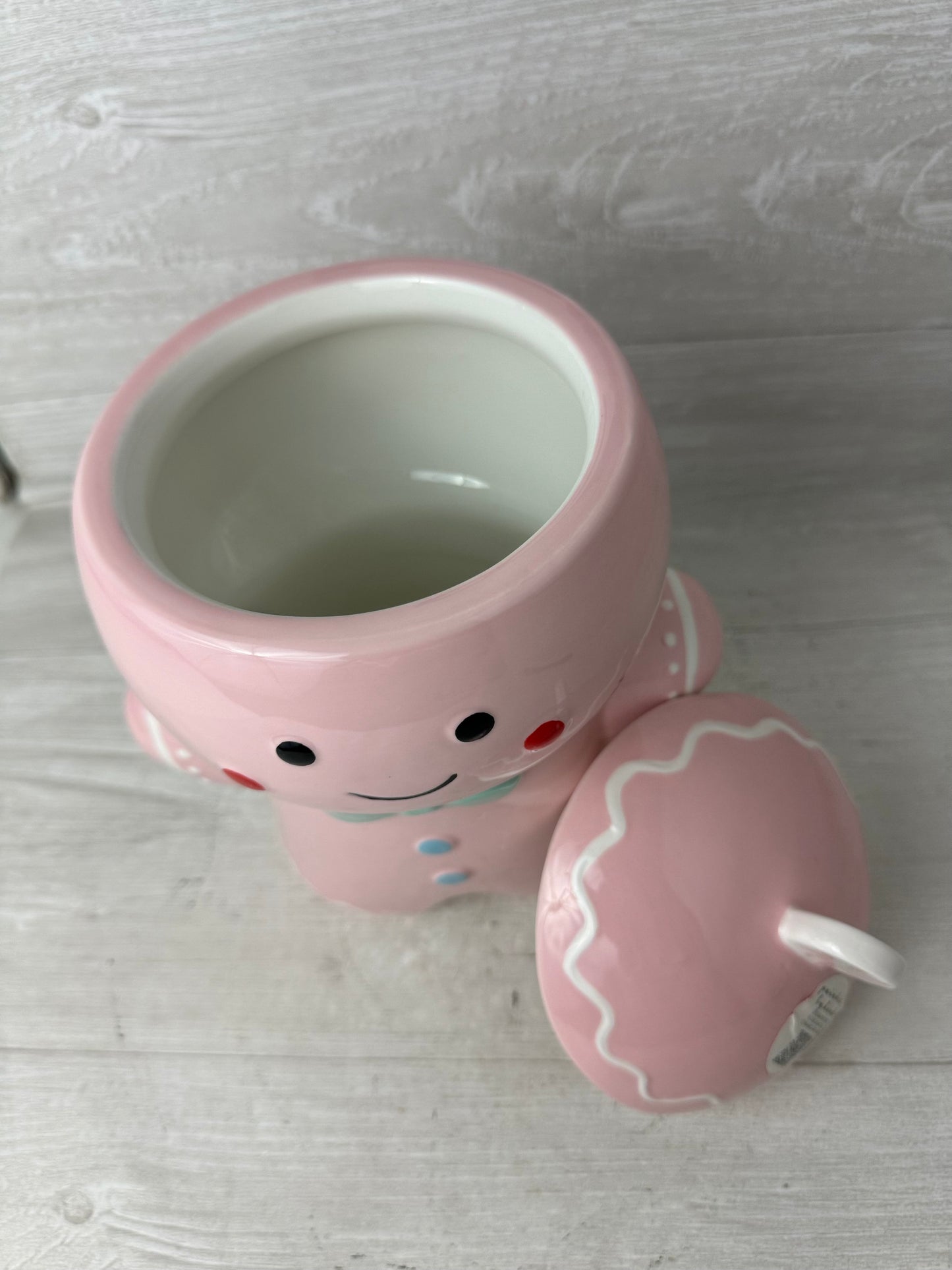 Lang Pink Gingerbread Cookie Jar Canister