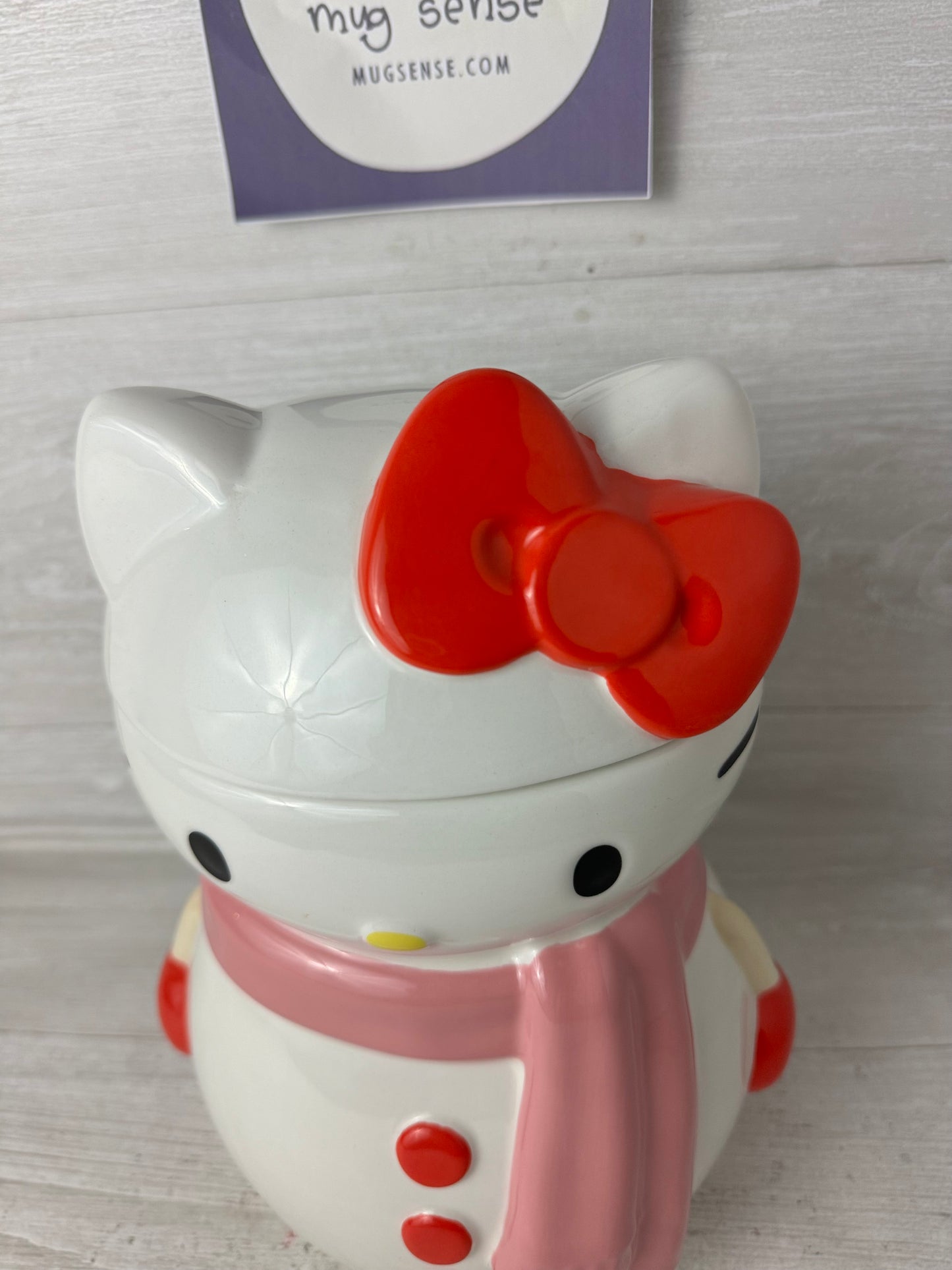 Hello Kitty Snowman Cookie Jar Canister