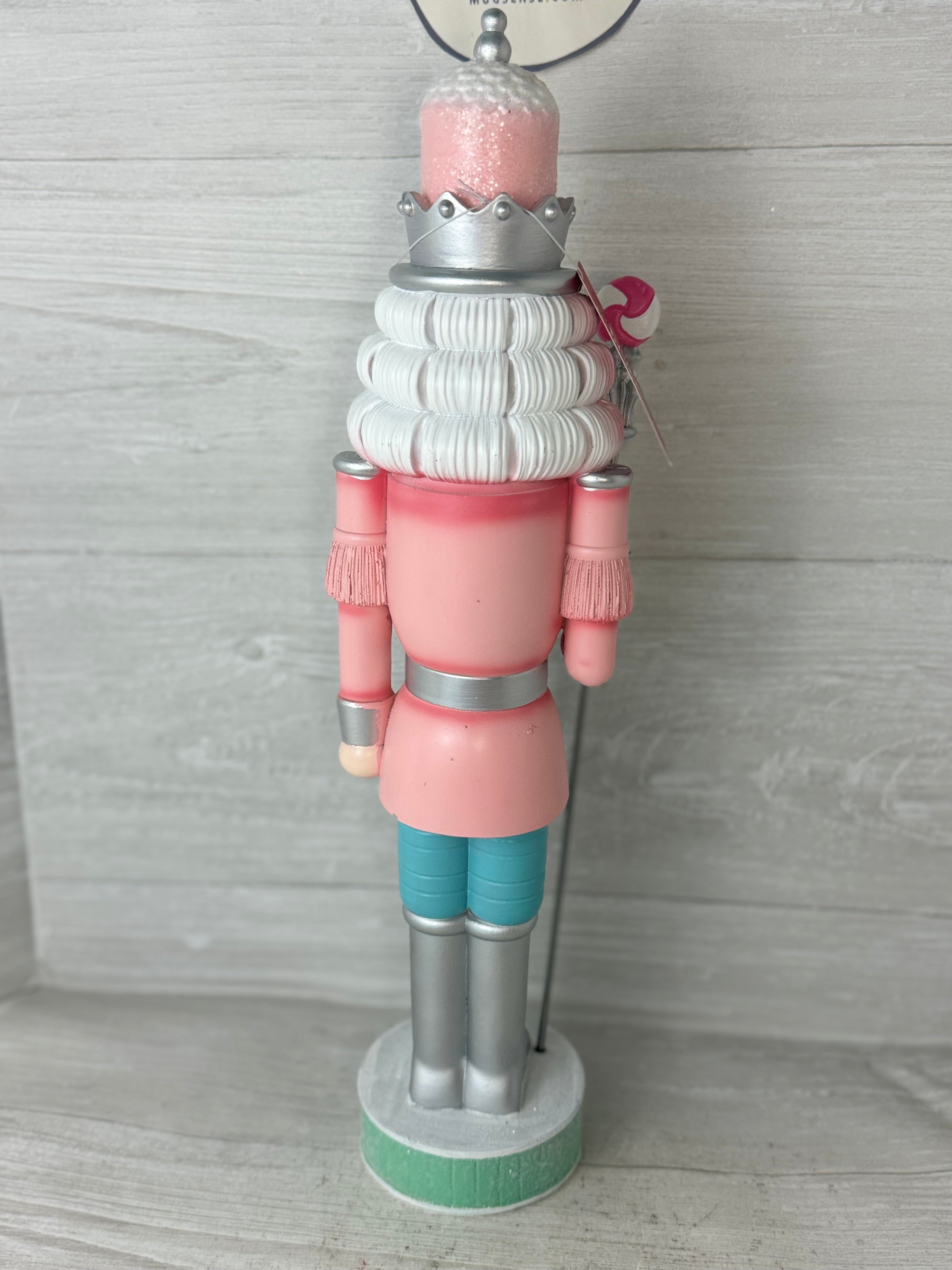 Peppermint Square pastel pink outlets 22” nutcracker