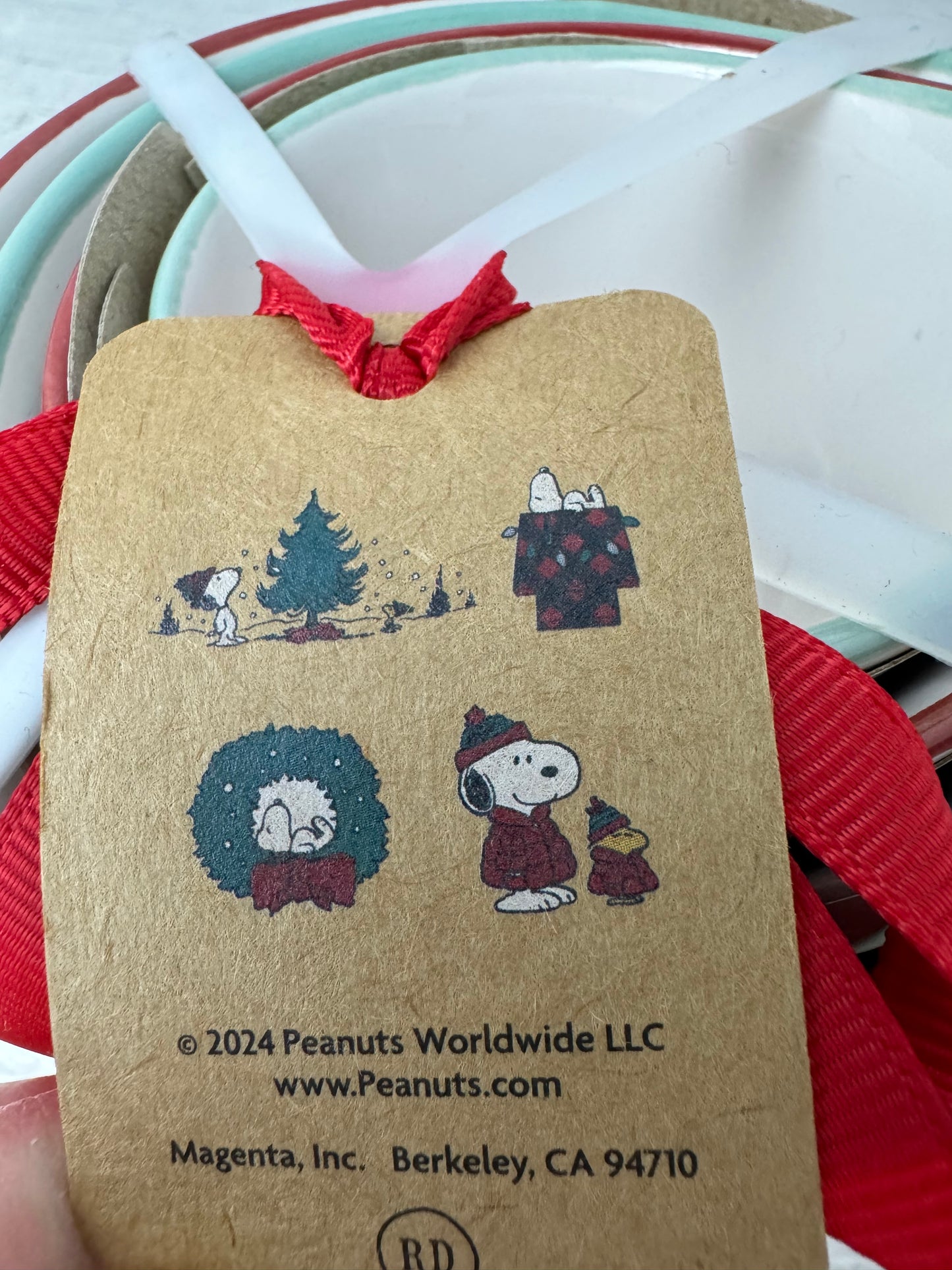 Rae Dunn Peanuts Christmas Measuring Cup Set