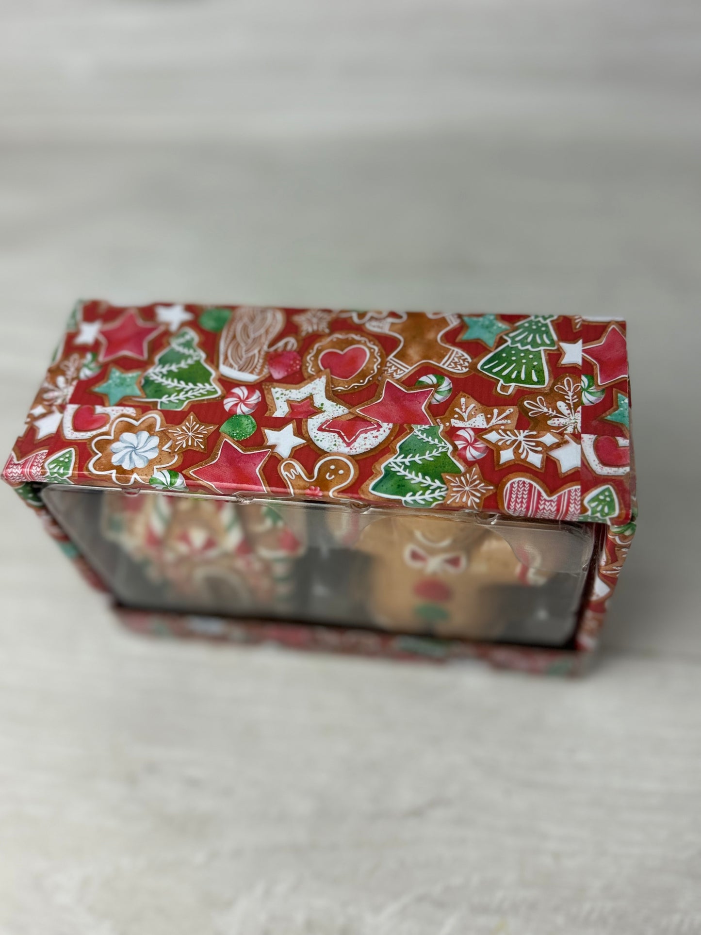 Red & Green Gingerbread Salt & Pepper Shakers