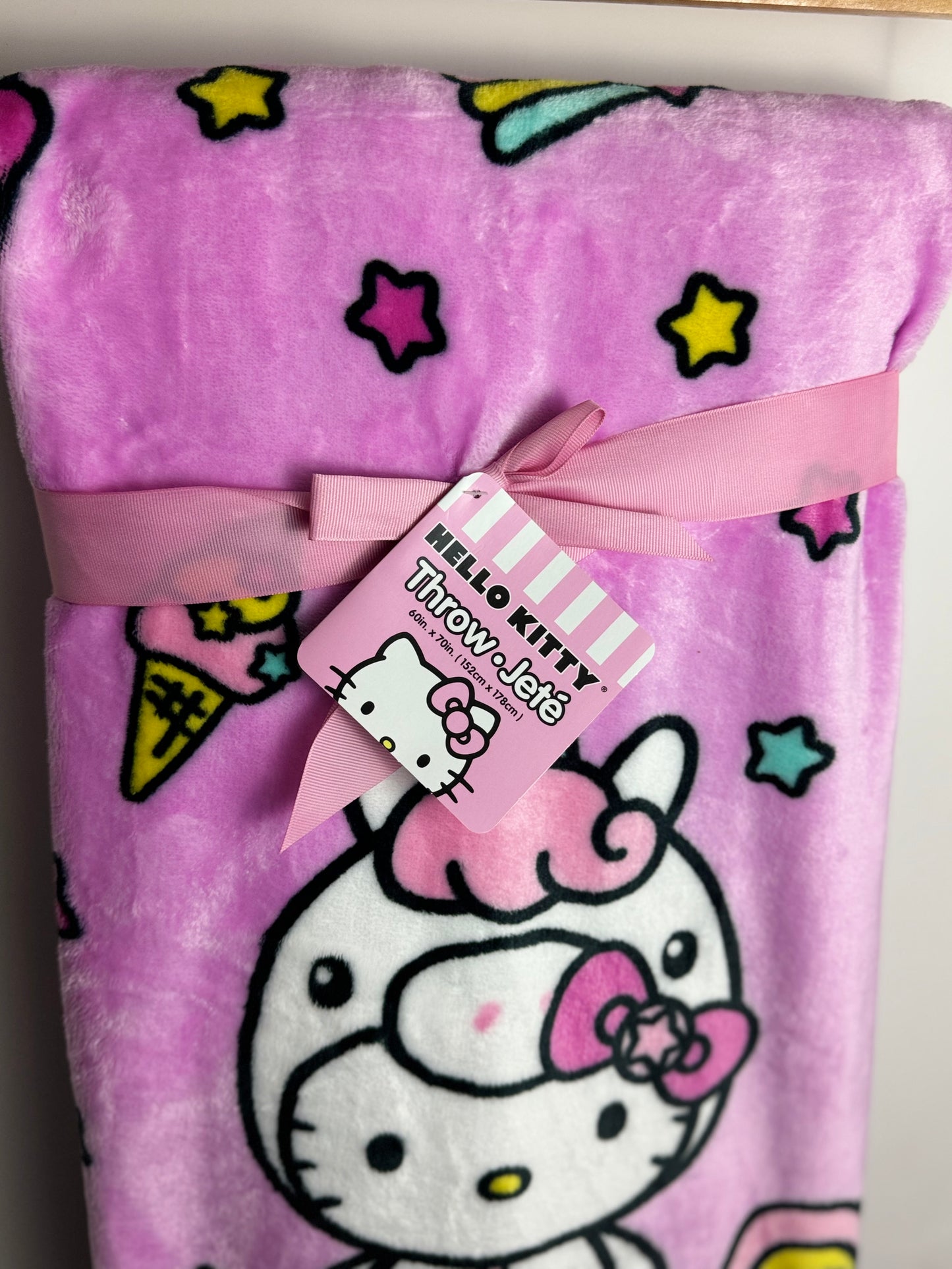 Hello Kitty Unicorn Throw Blanket