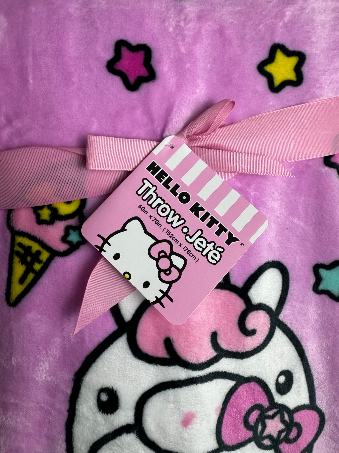 Hello Kitty Unicorn Throw Blanket