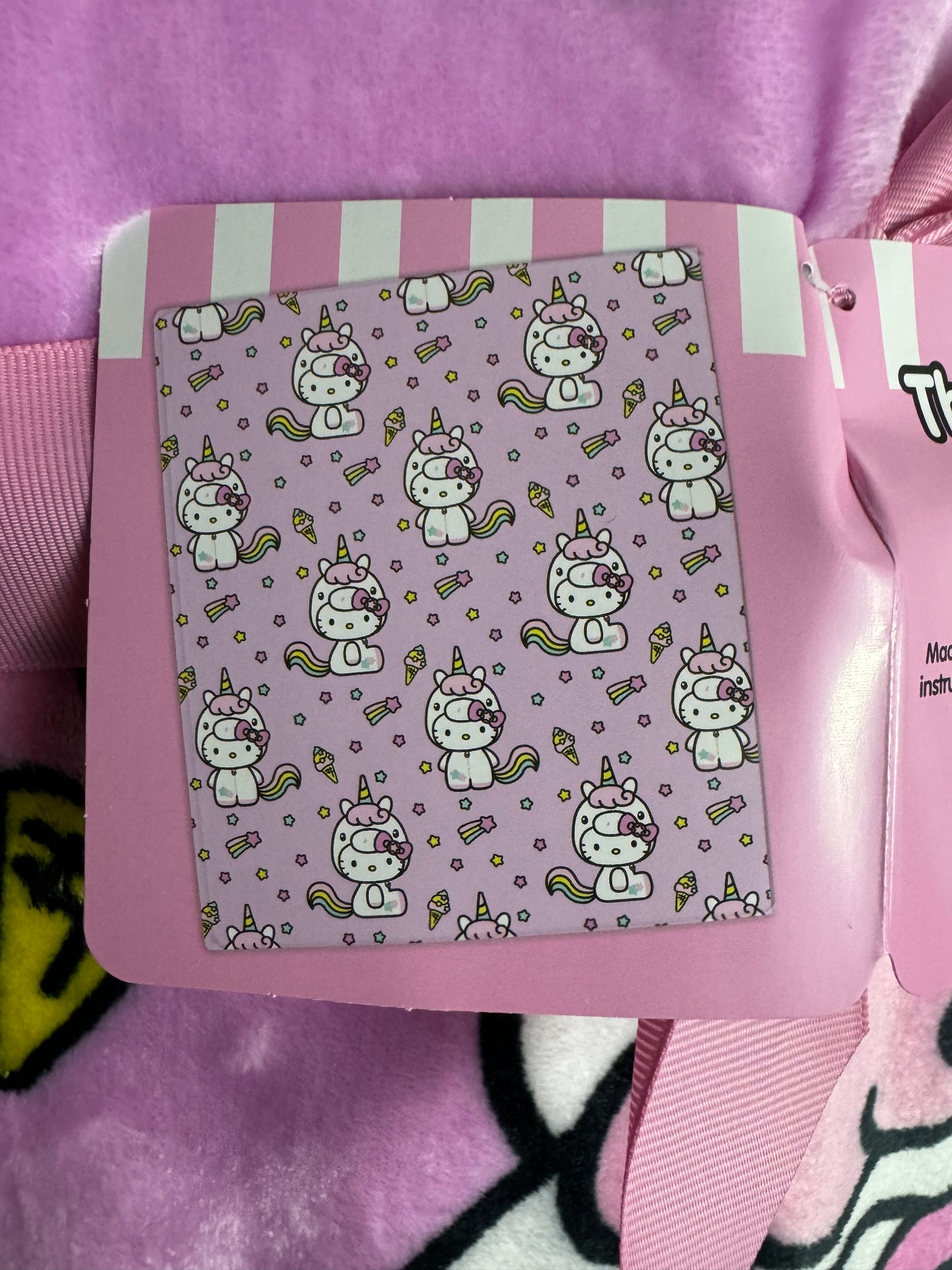 Hello Kitty Unicorn Throw Blanket