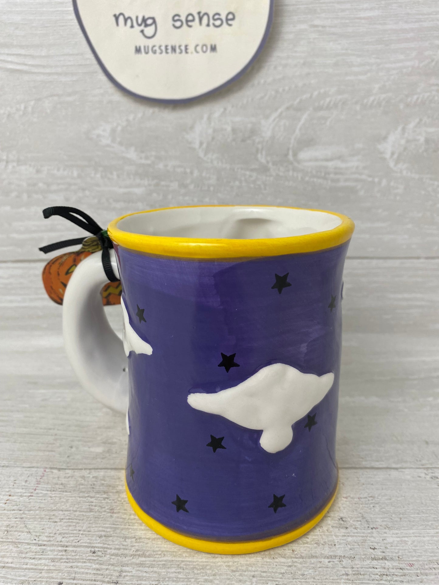 Blue Sky Ghost BOOOOO Mug