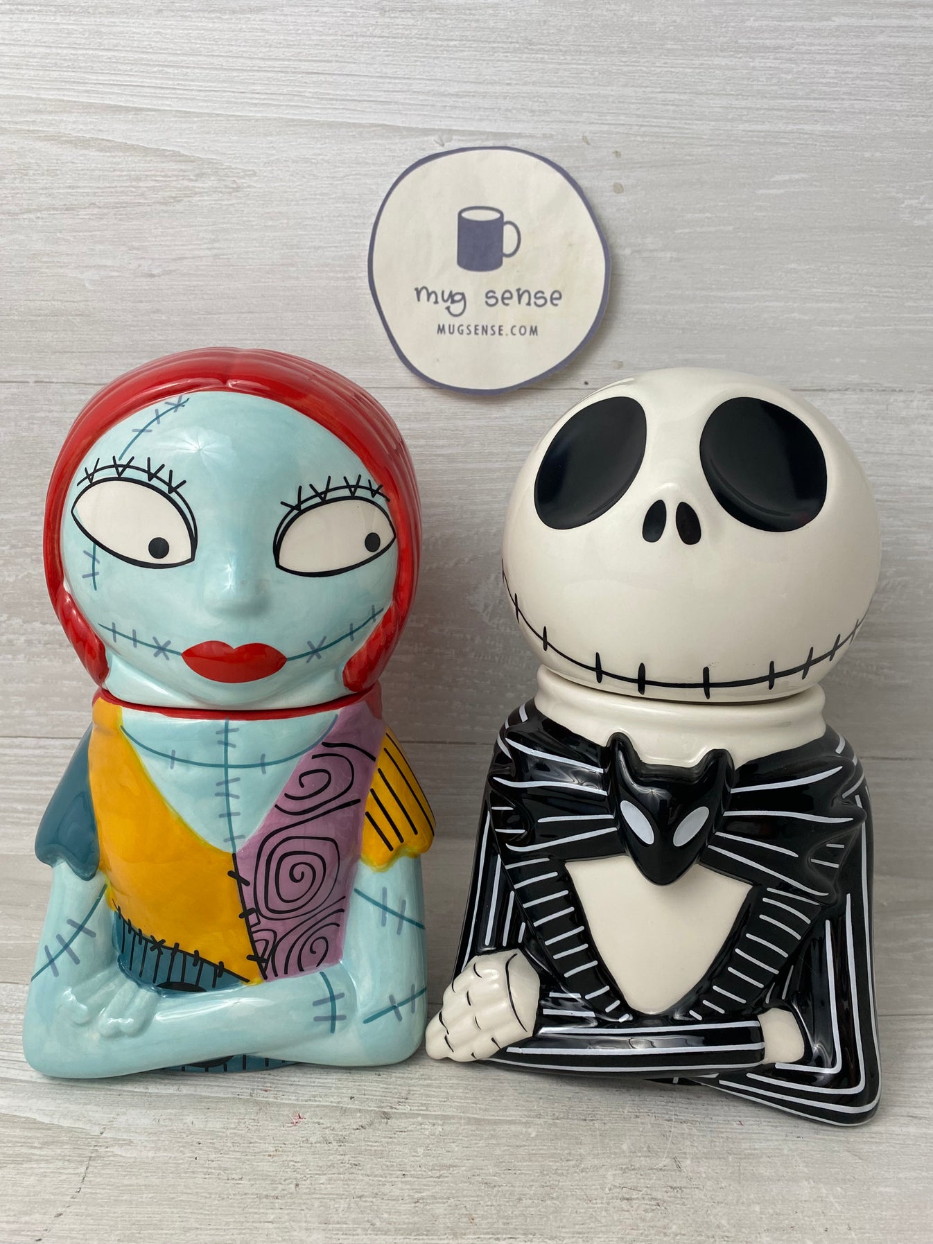 Nightmare Before Christmas Jack Skellington & Sally Canister Set – Mug ...