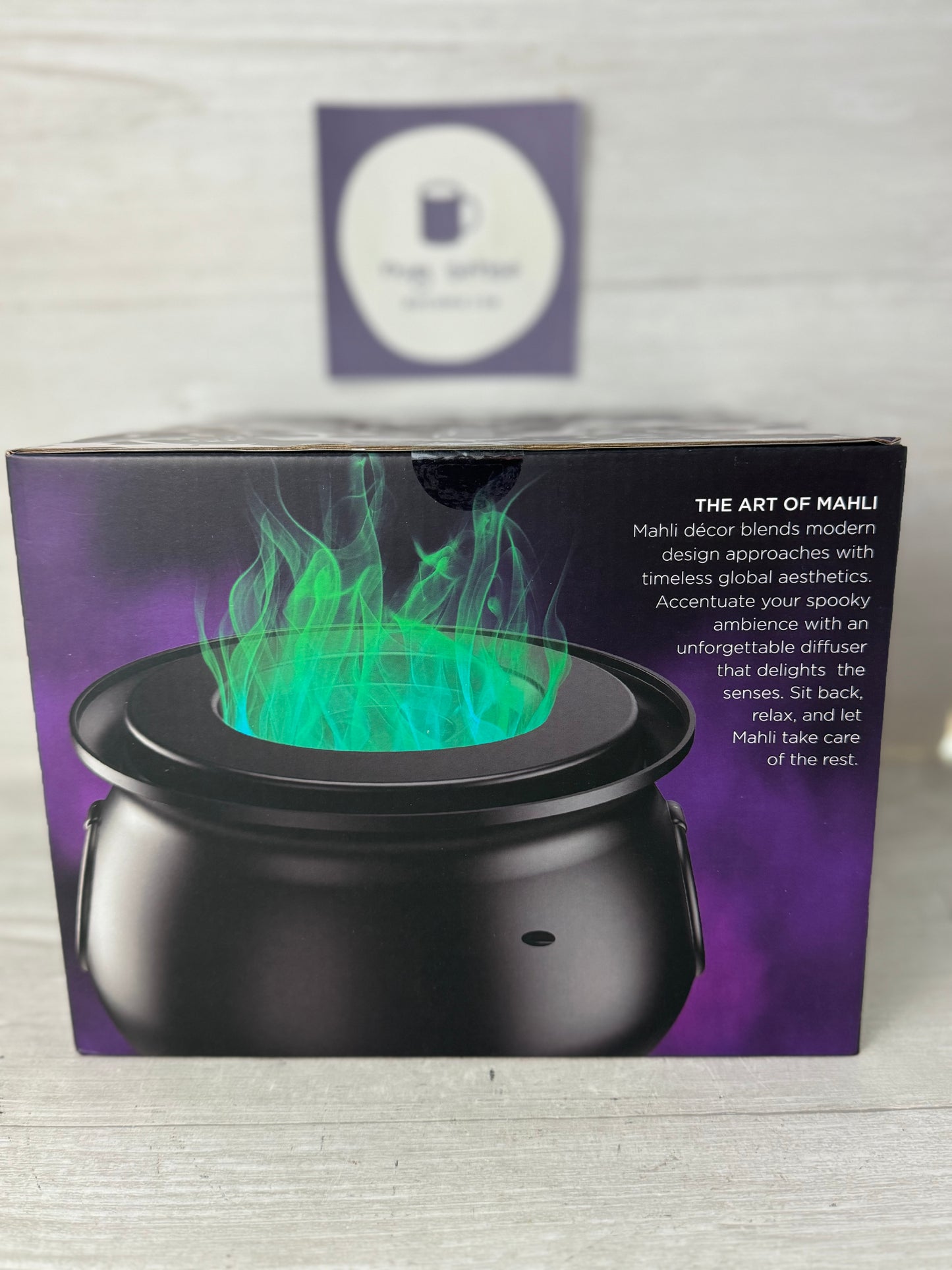 Mahli Flaming Multi Colored Cauldron Aroma Diffuser