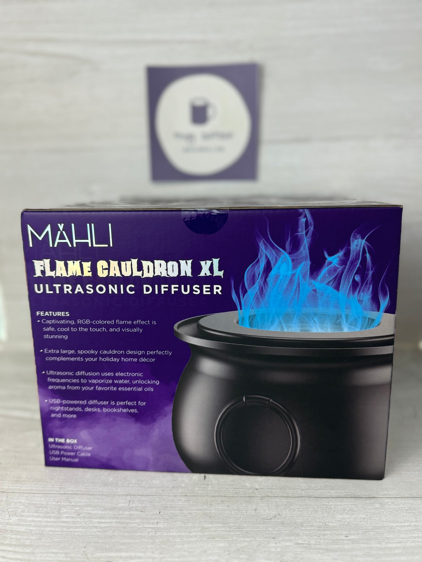 Mahli Flaming Multi Colored Cauldron Aroma Diffuser