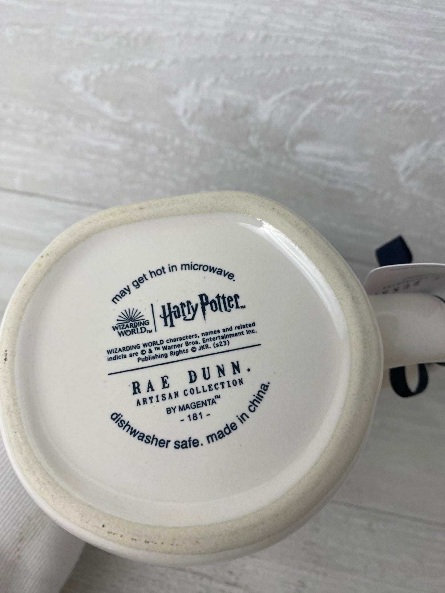 Rae Dunn Harry Potter Welcome To Hogwarts Mug