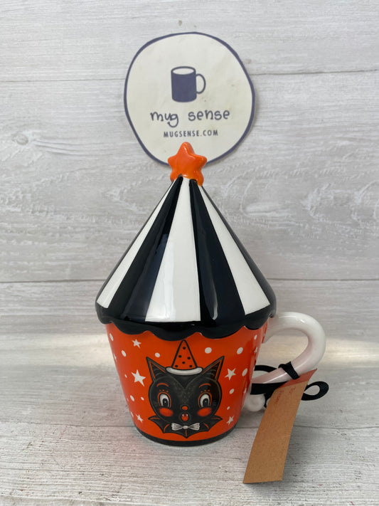 Johanna Parker Halloween Cat Tent Topper Mug