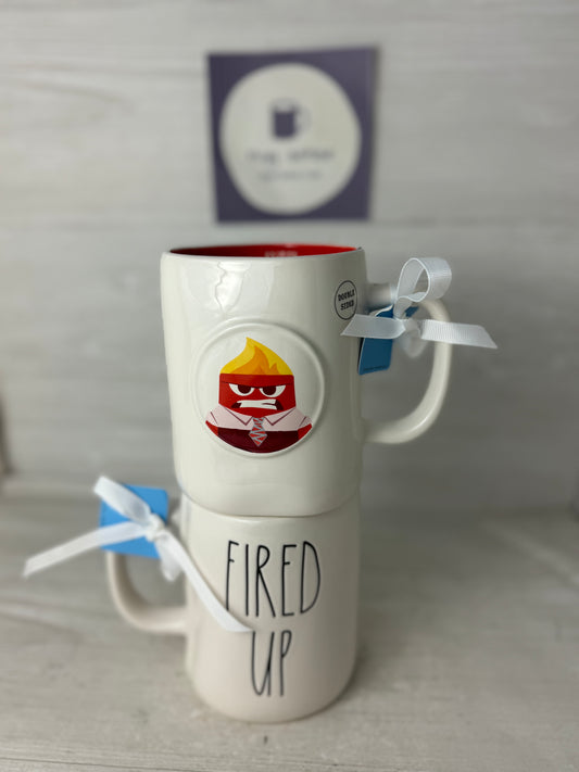 Rae Dunn Inside Out "Fired Up"  Mug