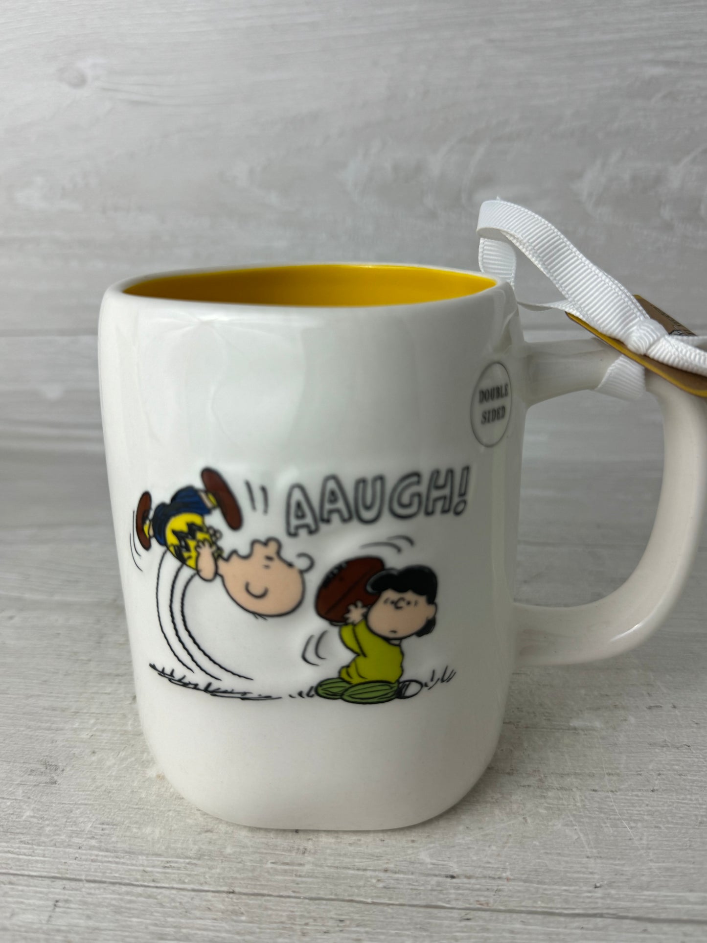 Rae Dunn Peanuts Football Season Mug