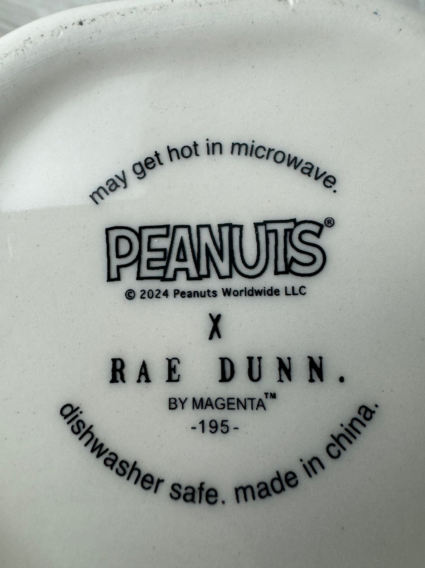 Rae Dunn Peanuts Football Season Mug