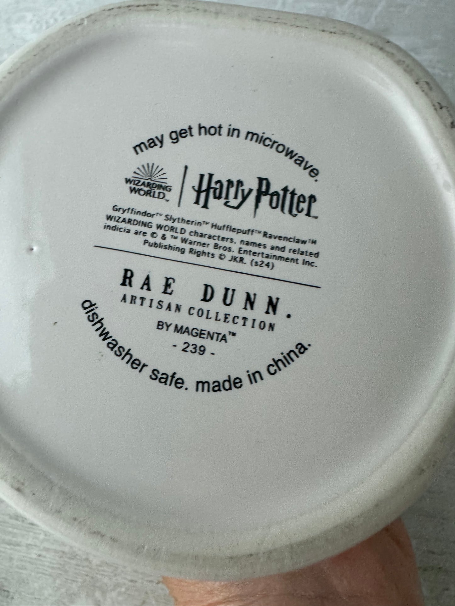 Rae Dunn Harry Potter Hogwarts Mug