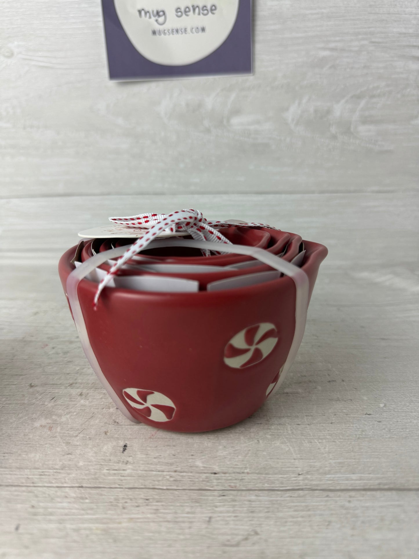 Rae Dunn Peppermint Measuring Cups