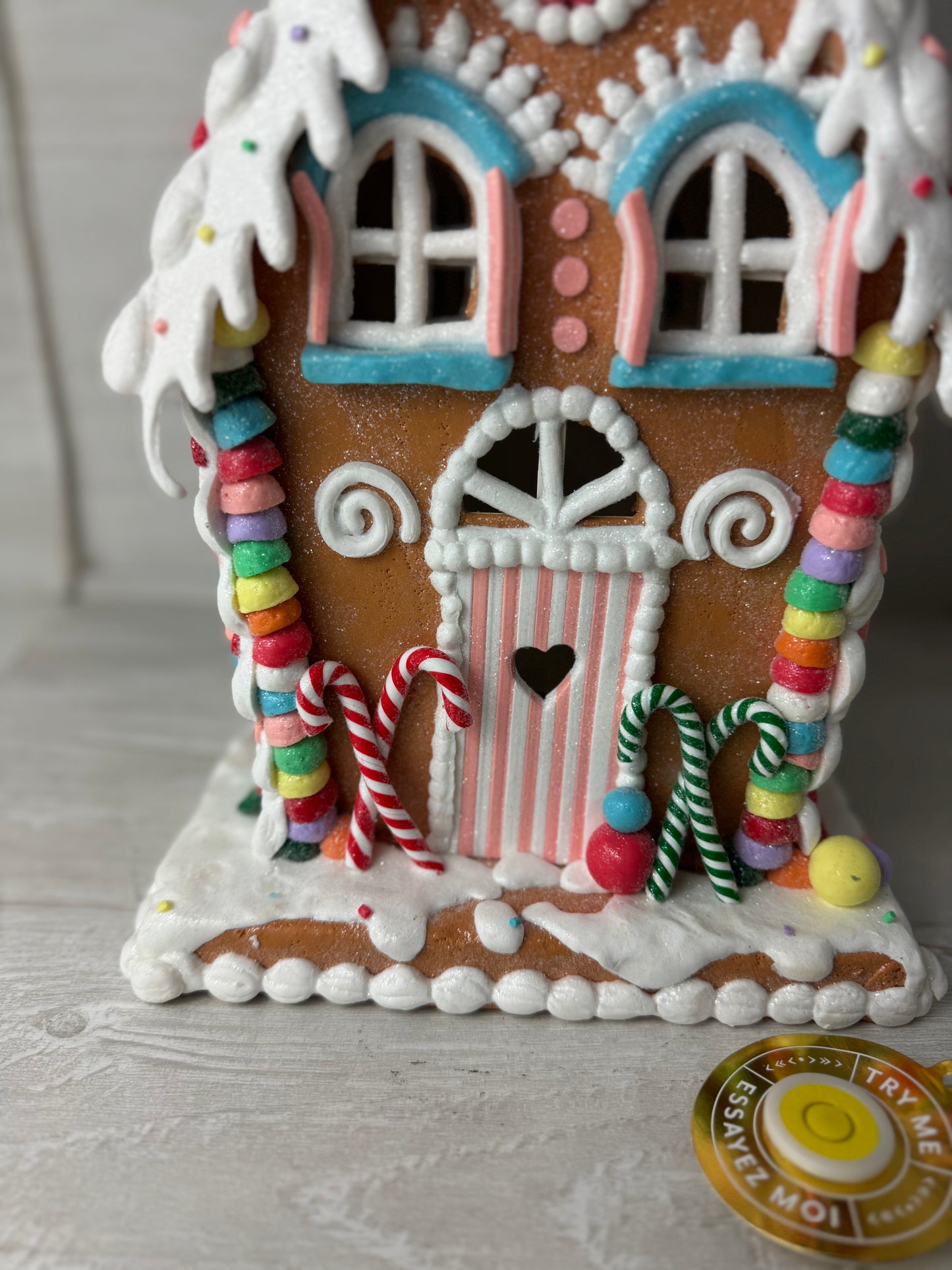 Sugar Cottage Light Up Candy Gingerbread House