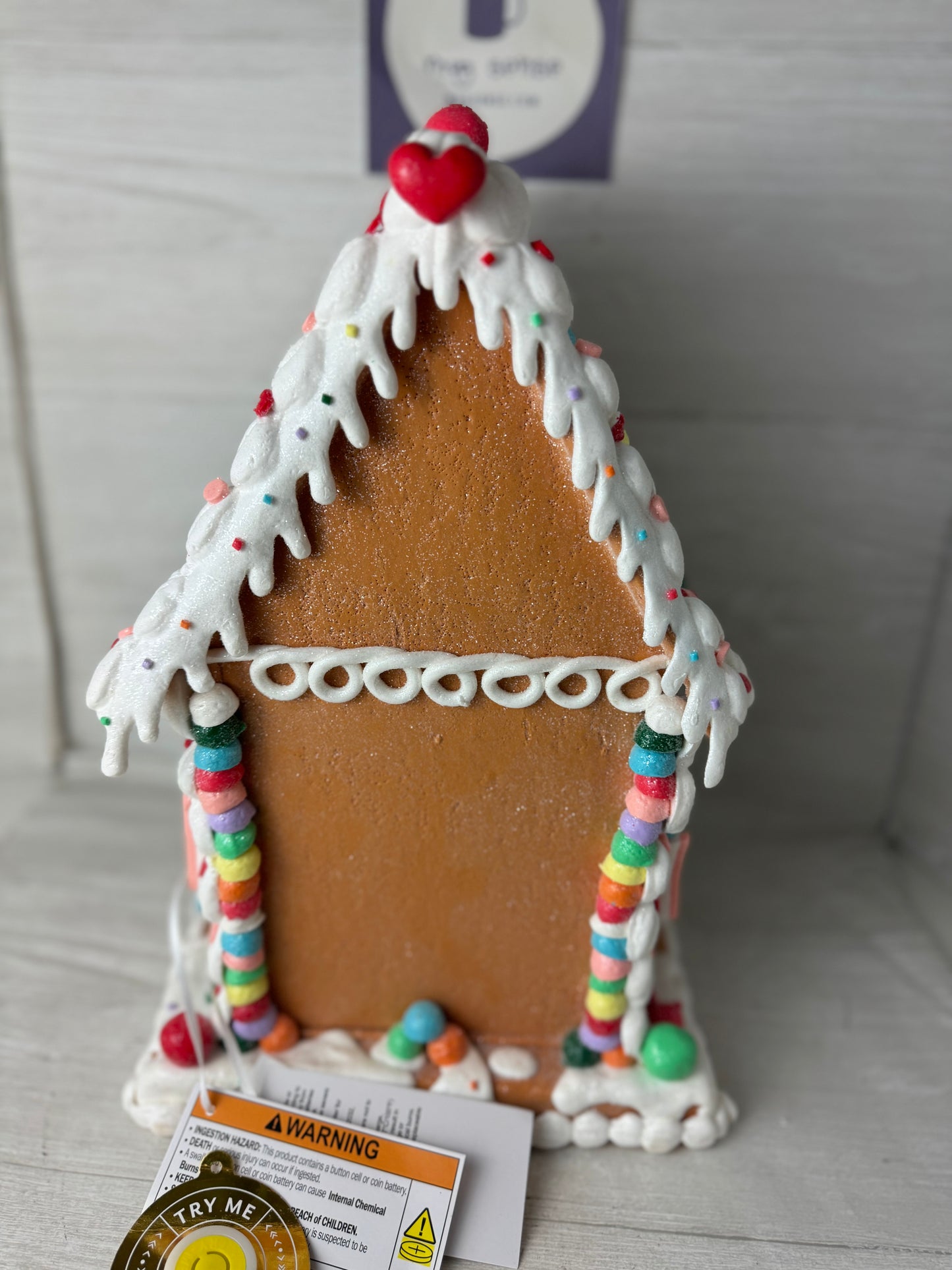 Sugar Cottage Light Up Candy Gingerbread House