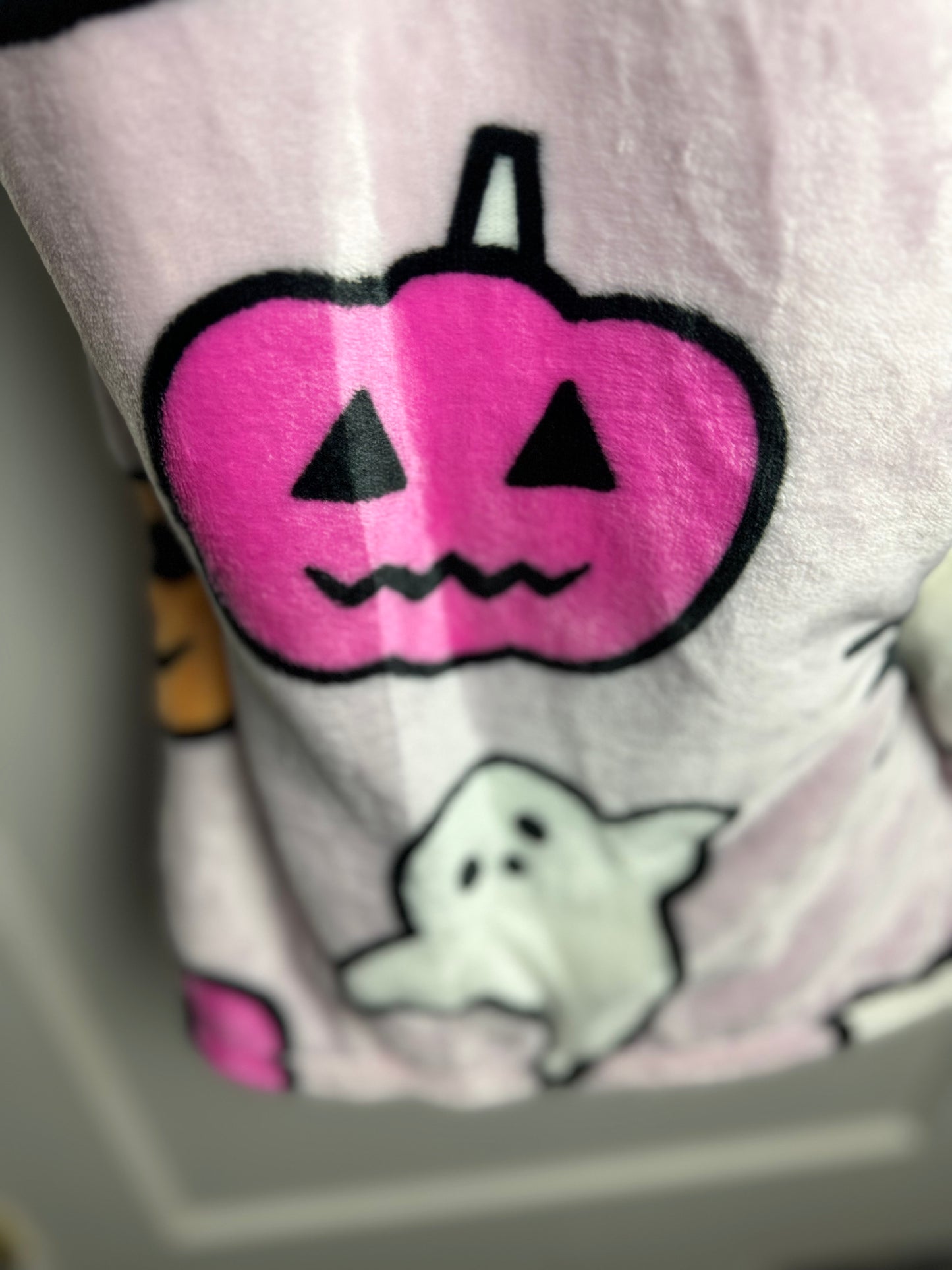 Hello Kitty Halloween Pink Throw