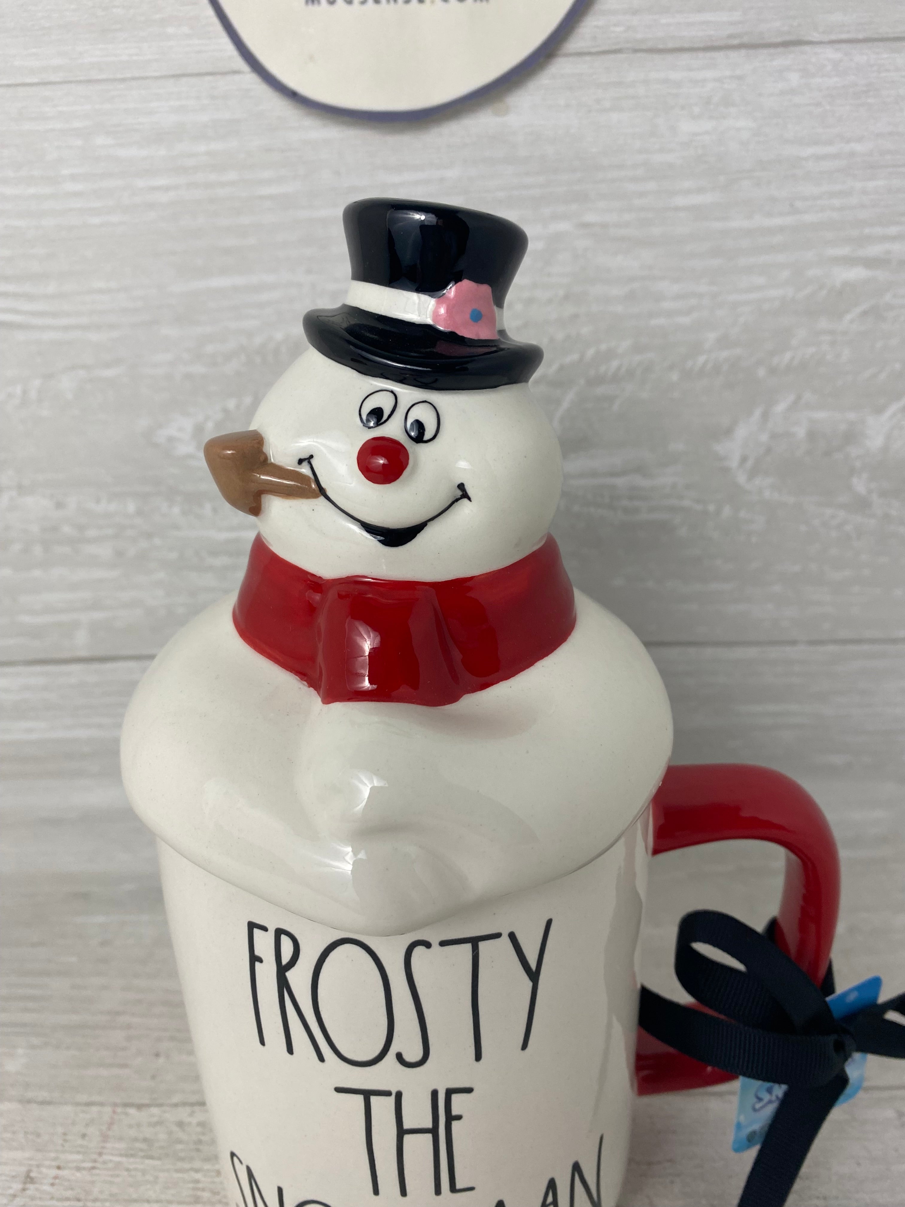 Rae dunn frosty the snowman canister stacker and outlet mug bundle