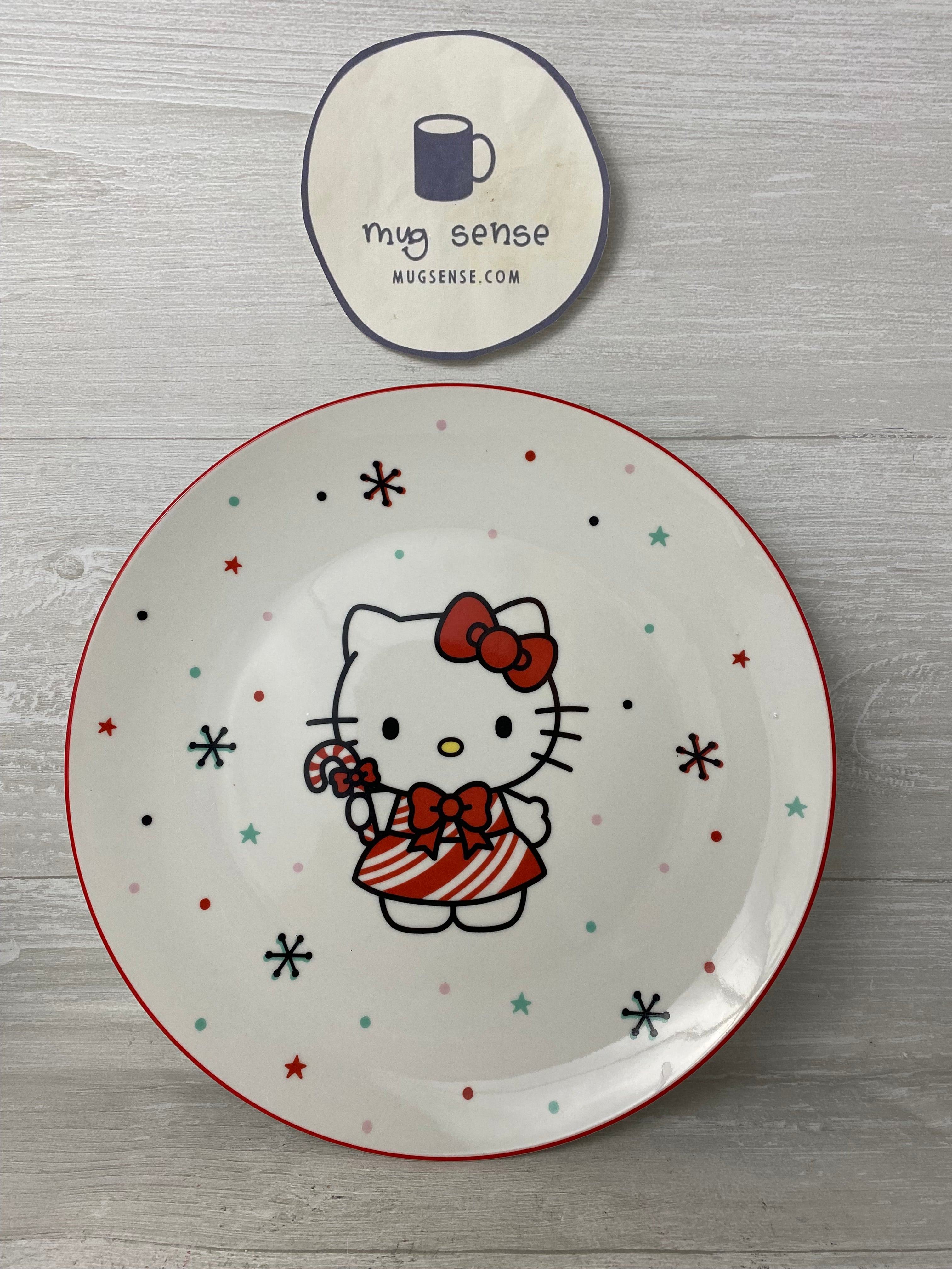 Hello Kitty Christmas Dress 10" Plate Mug Sense