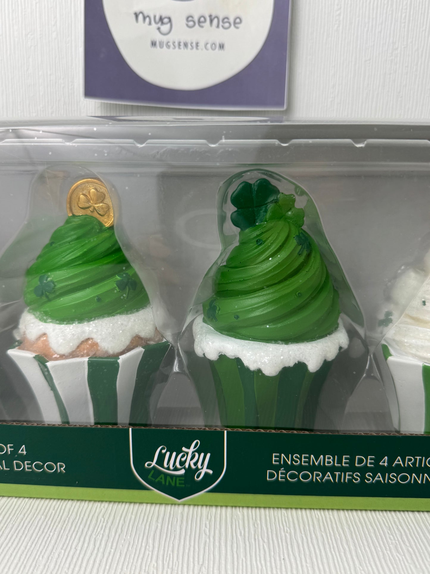Lucky Lane St. Patrick's Day Cupcakes Set of 4 Pak