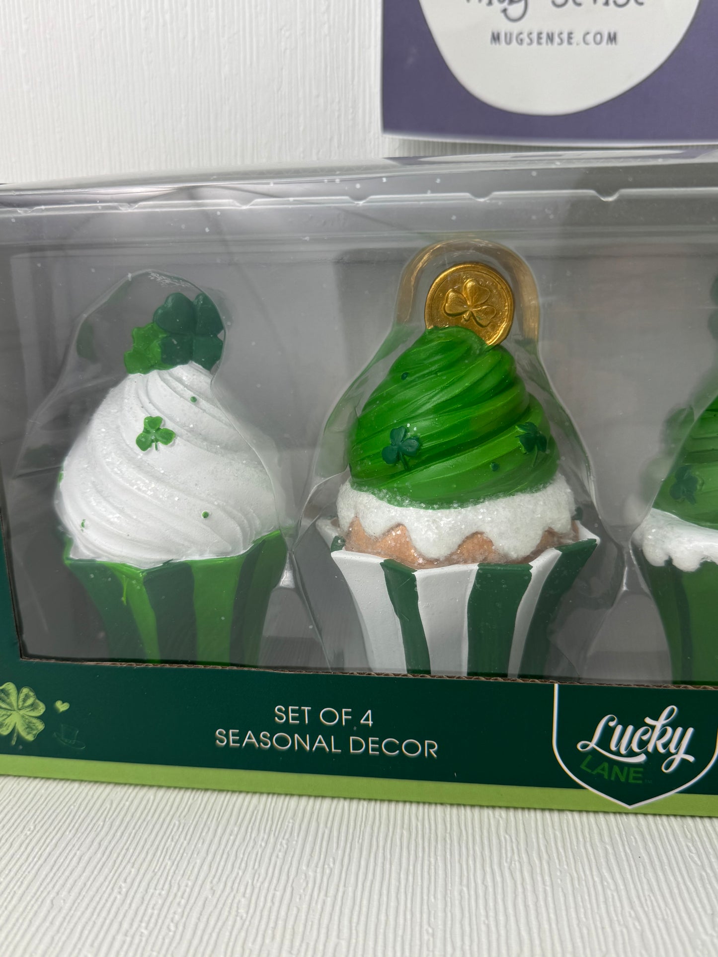 Lucky Lane St. Patrick's Day Cupcakes Set of 4 Pak